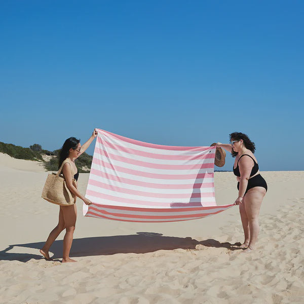 Dock &amp; Bay Beach Towel for Two XXL - Malibu Pink