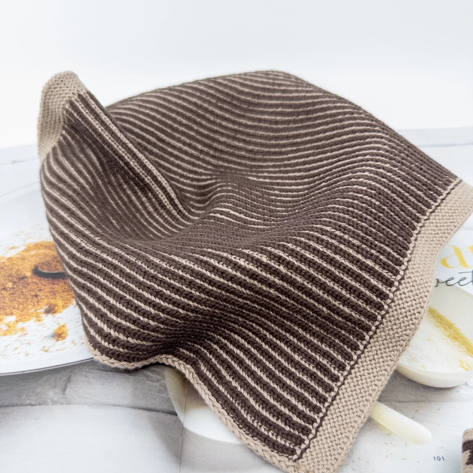 Ecovask Barista Cloths 2 pack - Chocolate