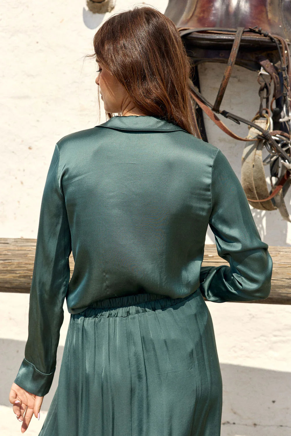 Lauren Vidal Sloane Blouse - Green