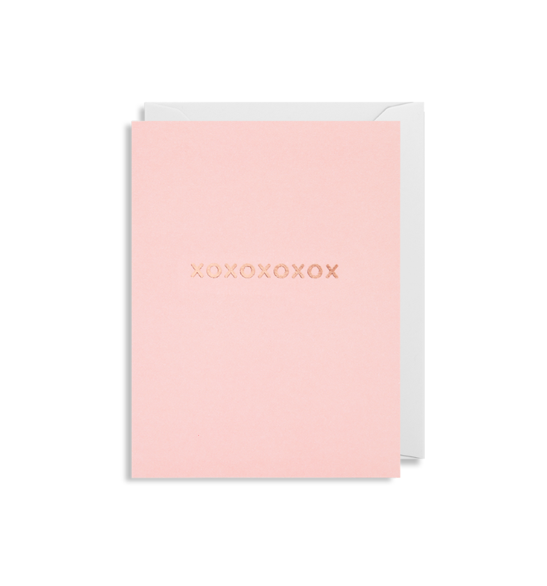 Greeting Card - XOXOXOXOX