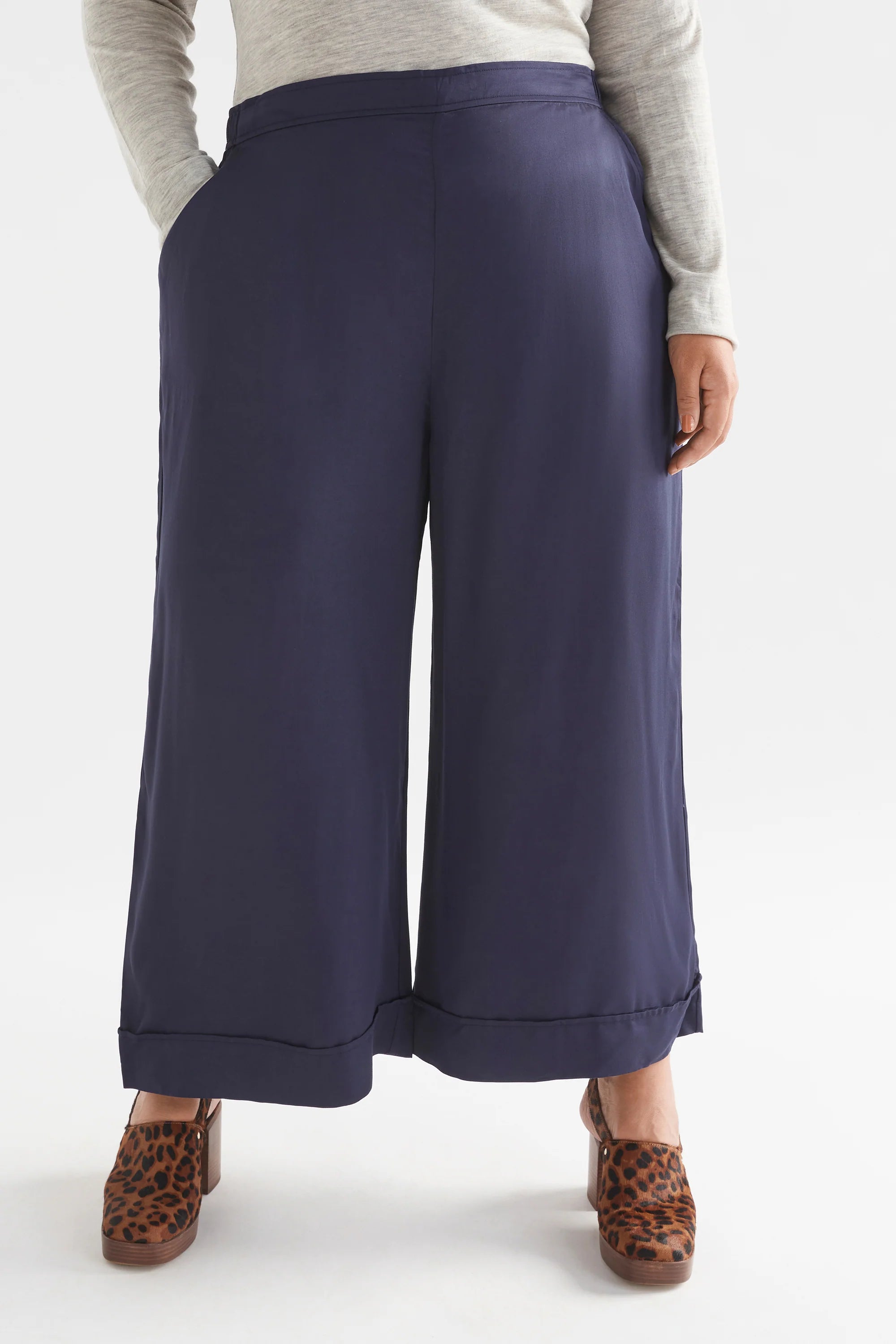 Elk Wide Leg Culotte - Moonlight