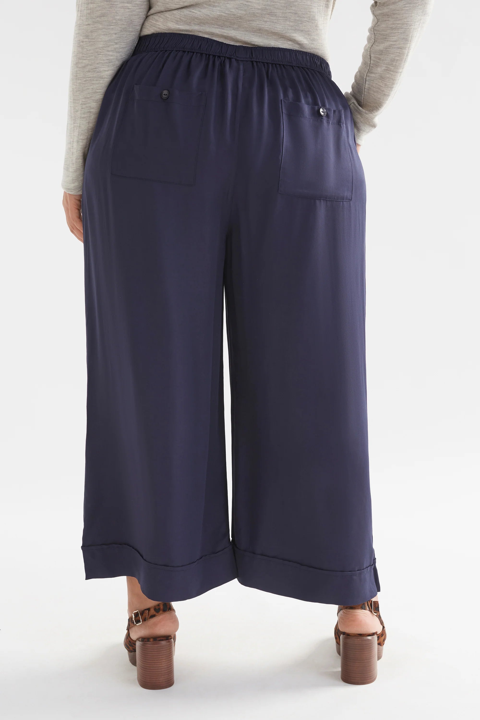 Elk Wide Leg Culotte - Moonlight