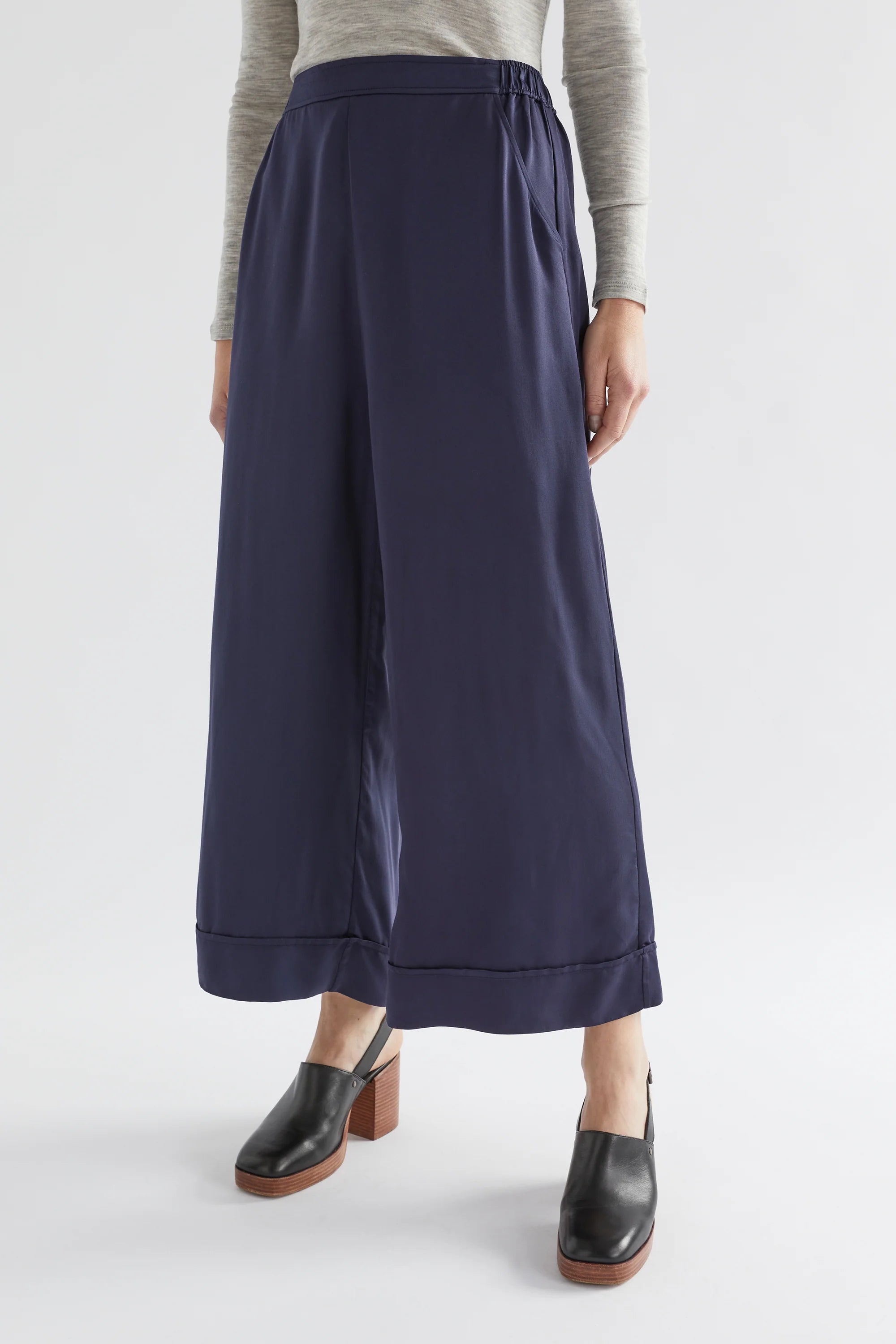 Elk Wide Leg Culotte - Moonlight