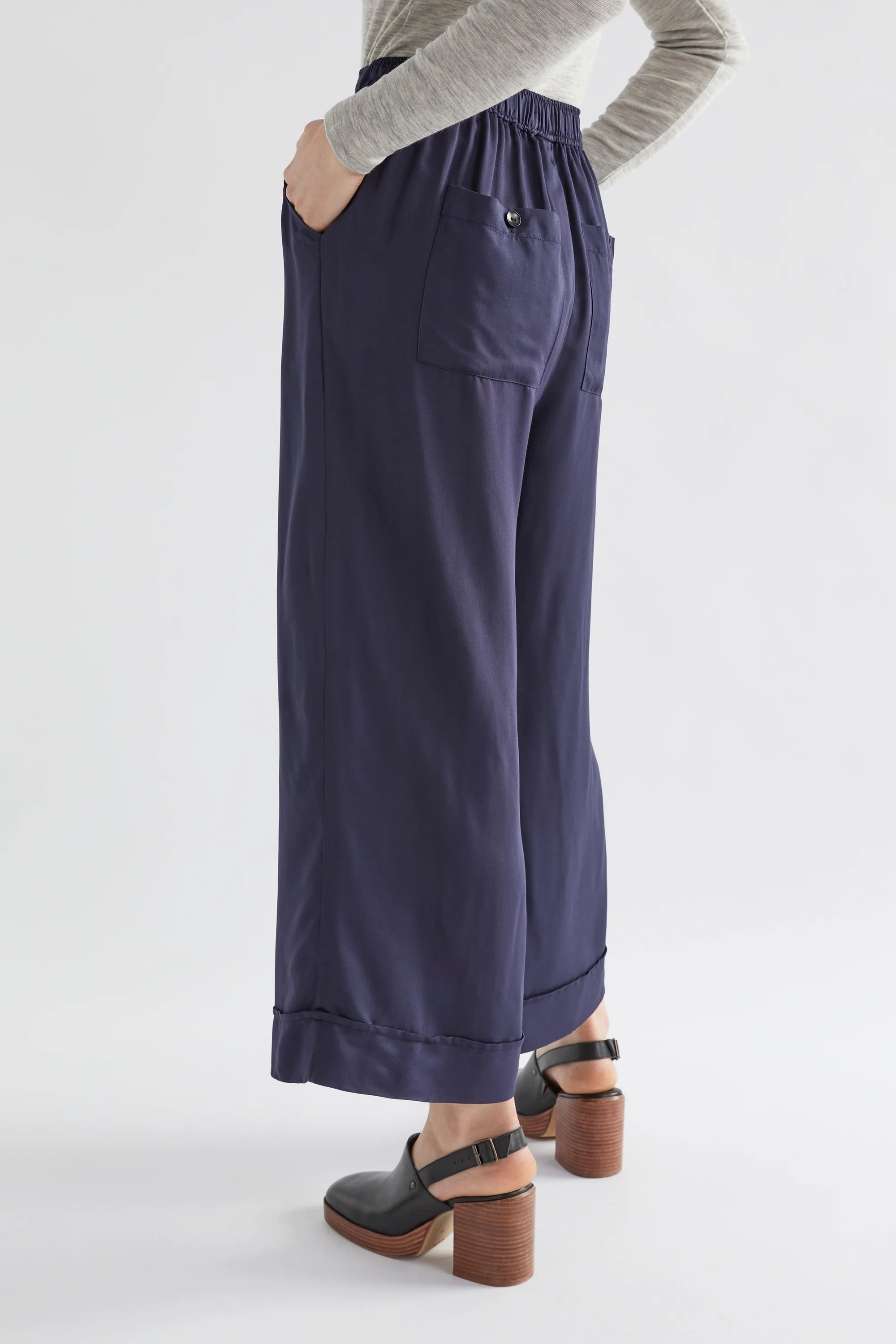 Elk Wide Leg Culotte - Moonlight