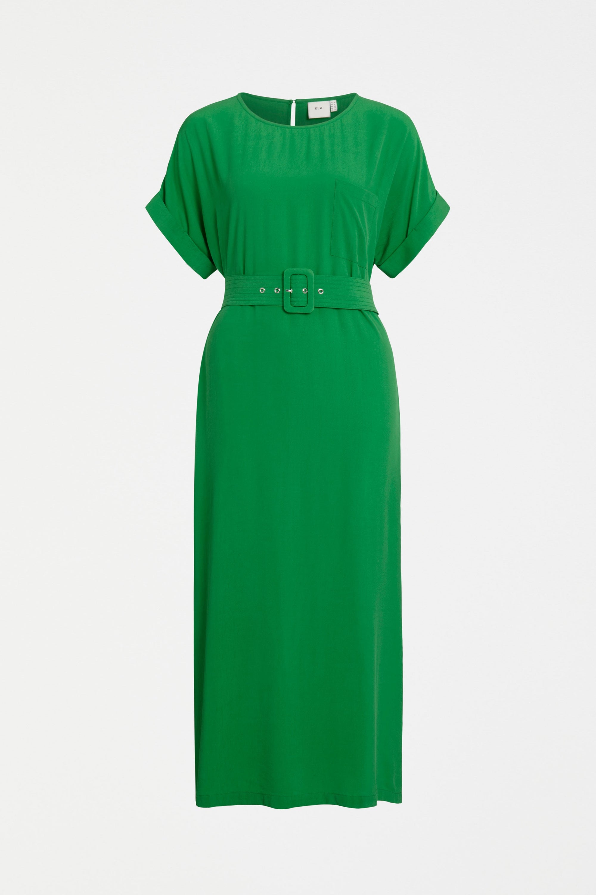 Elk Olyck Midi Dress - Vine Green