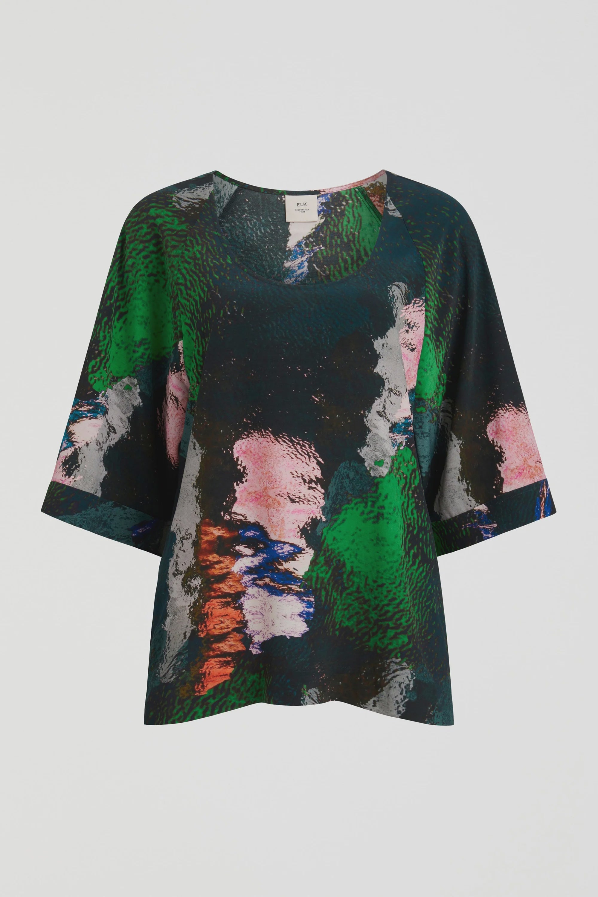 Elk Foljer Top - Reflections Print