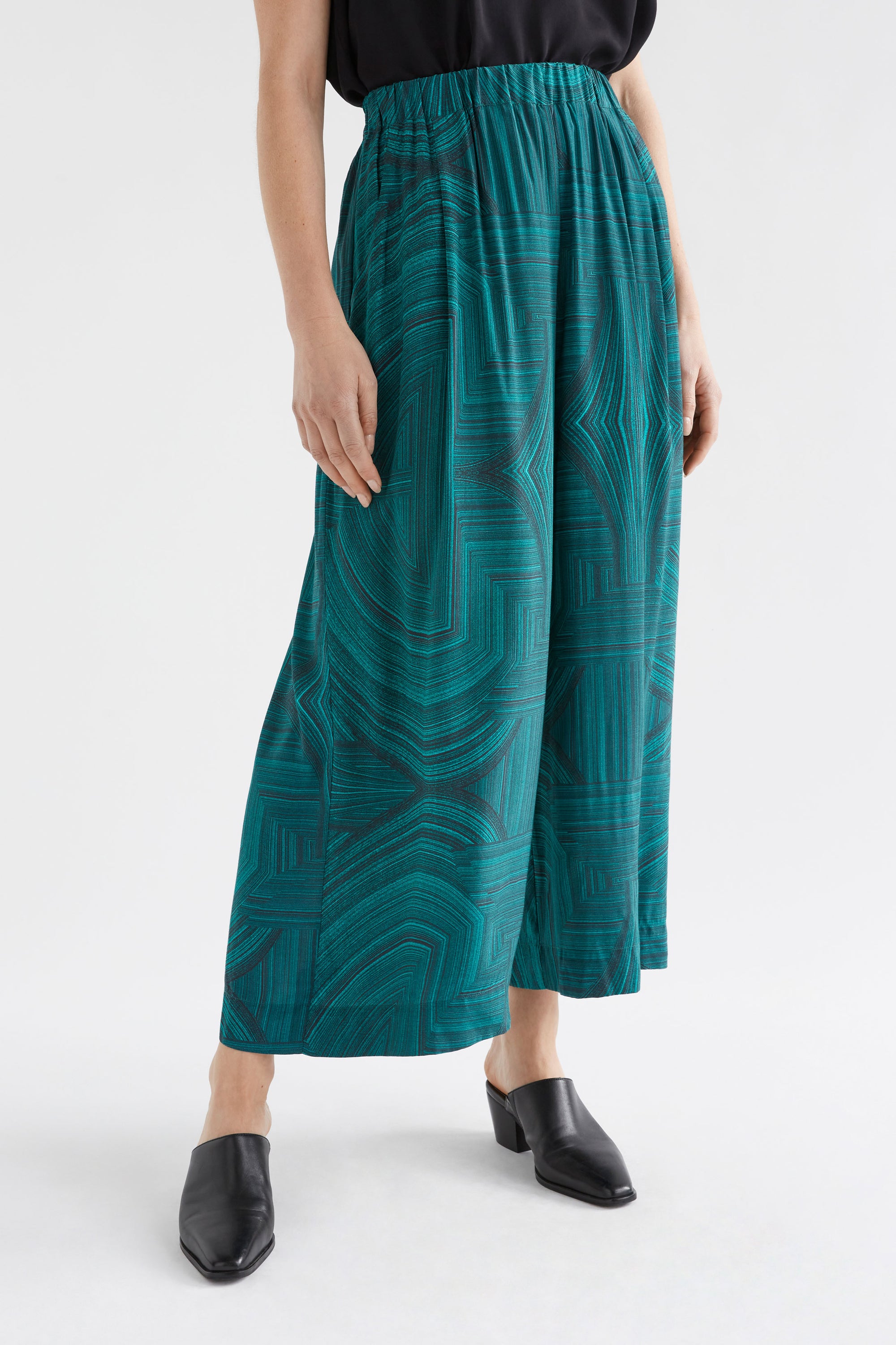 Elk Krava Pant - Malachite Print