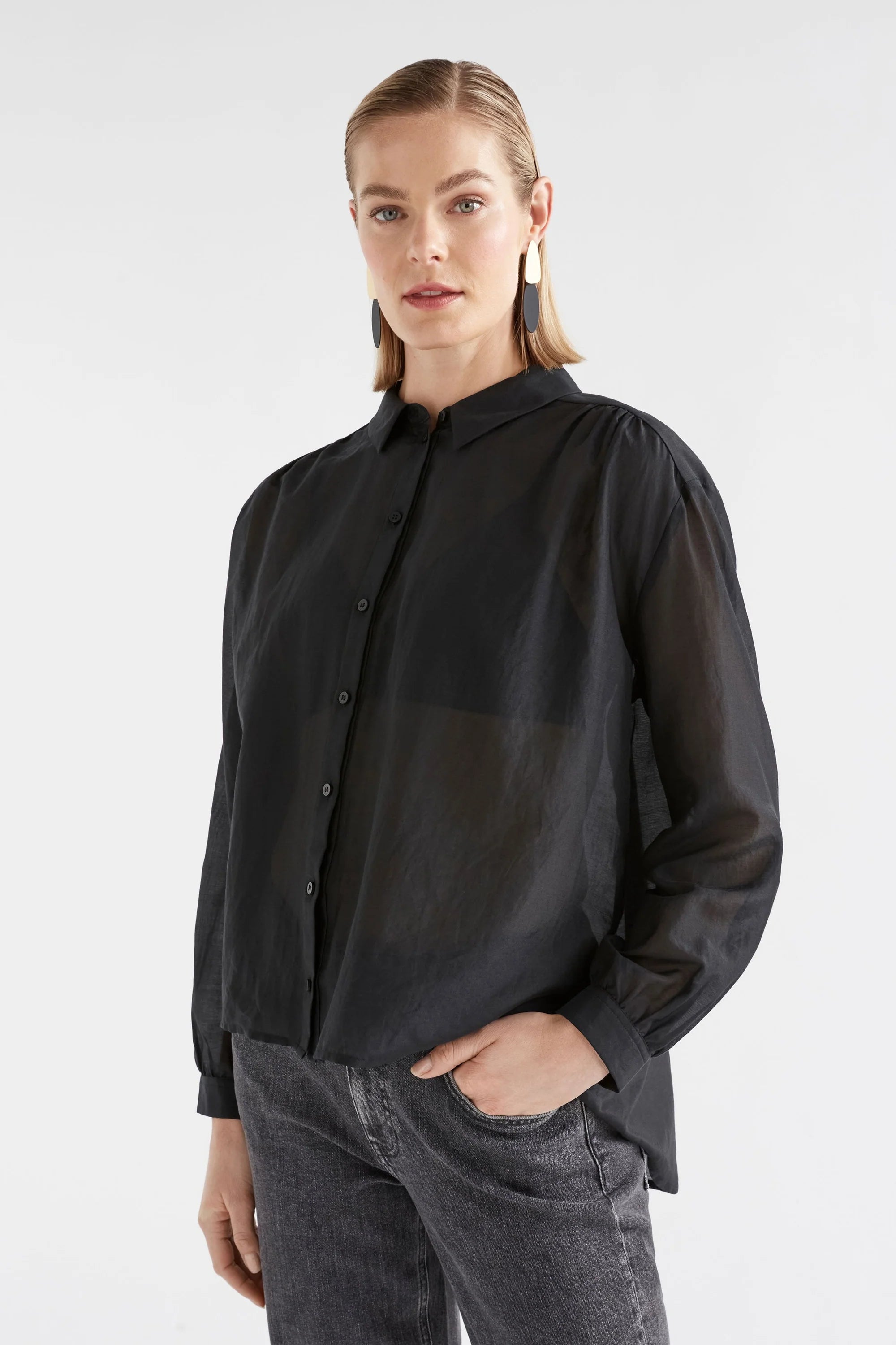 Elk Mia Shirt - Black