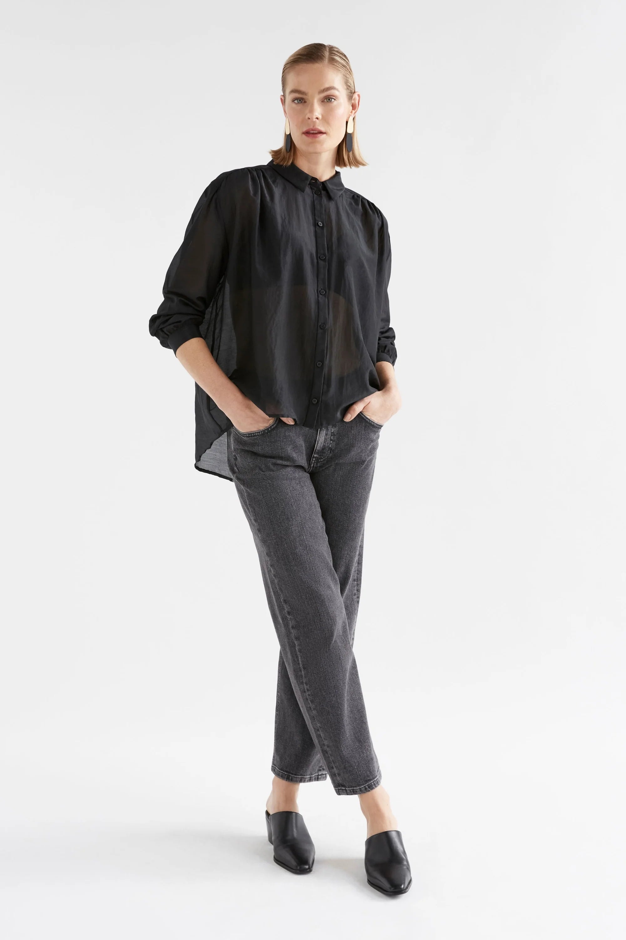 Elk Mia Shirt - Black