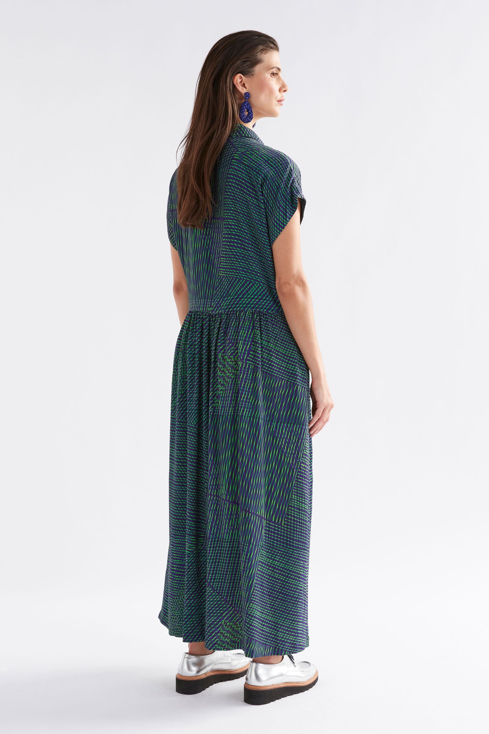 Elk Pemma Dress - Lineal Print