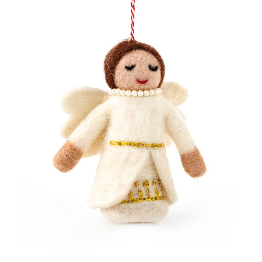 Nepalese Felted Decoration -  Alice Angel