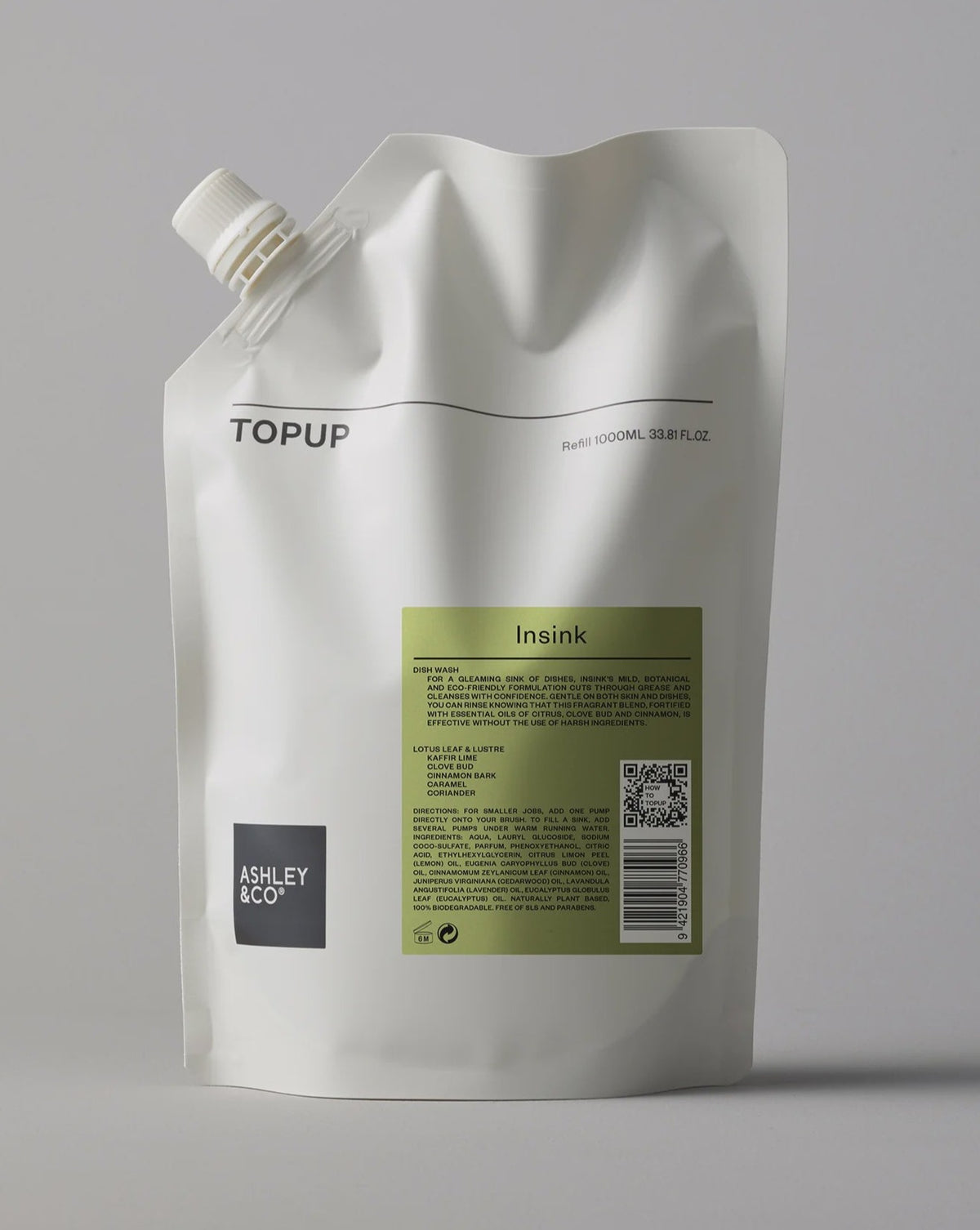 Ashley &amp; Co Topup Insink 1000ml