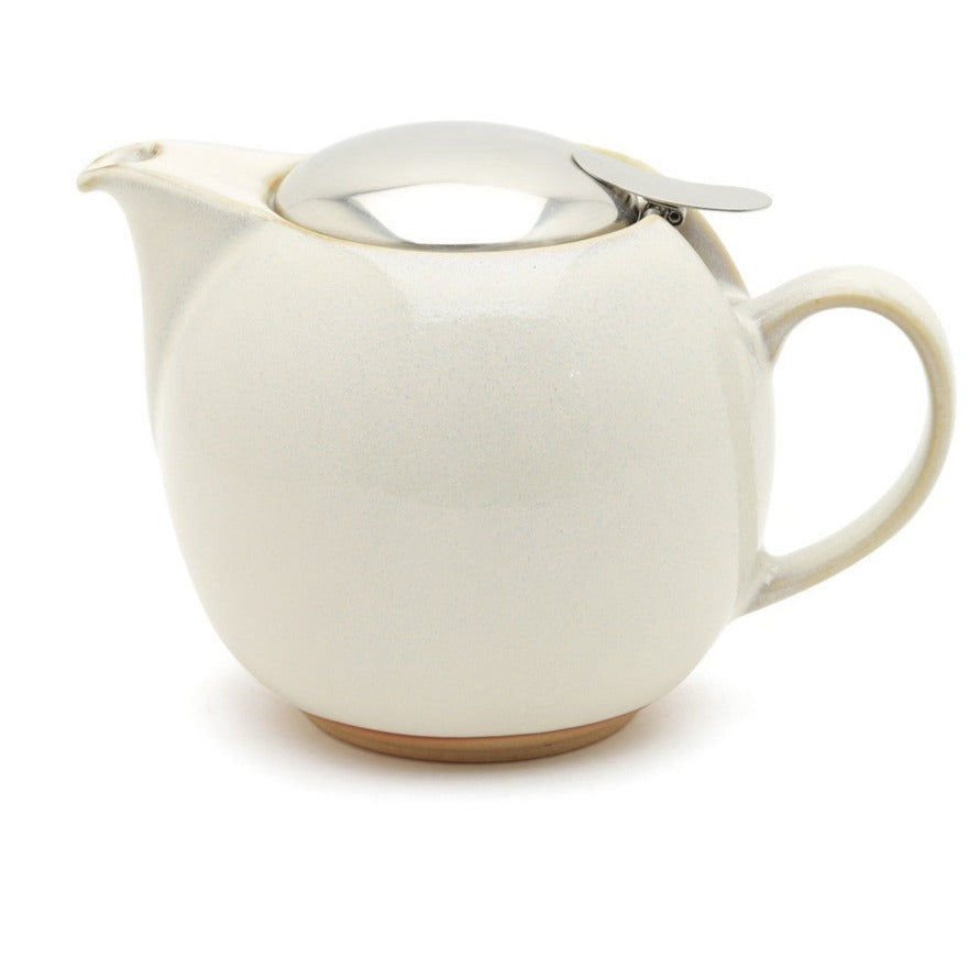 Zero Japan Teapot 680ml Earth Natural White 