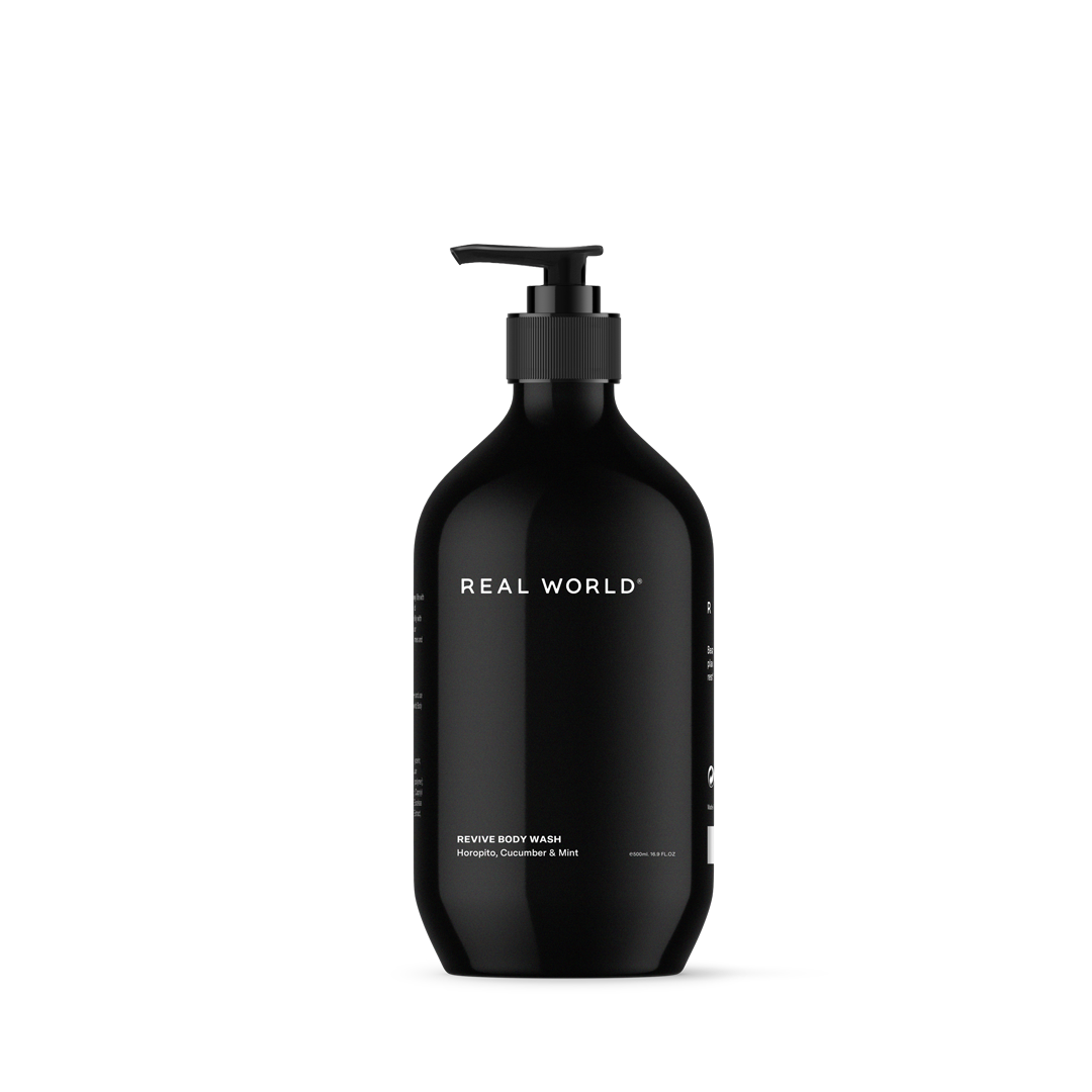 Real World Body Wash 500ml - Horopito, Cucumber &amp; Mint