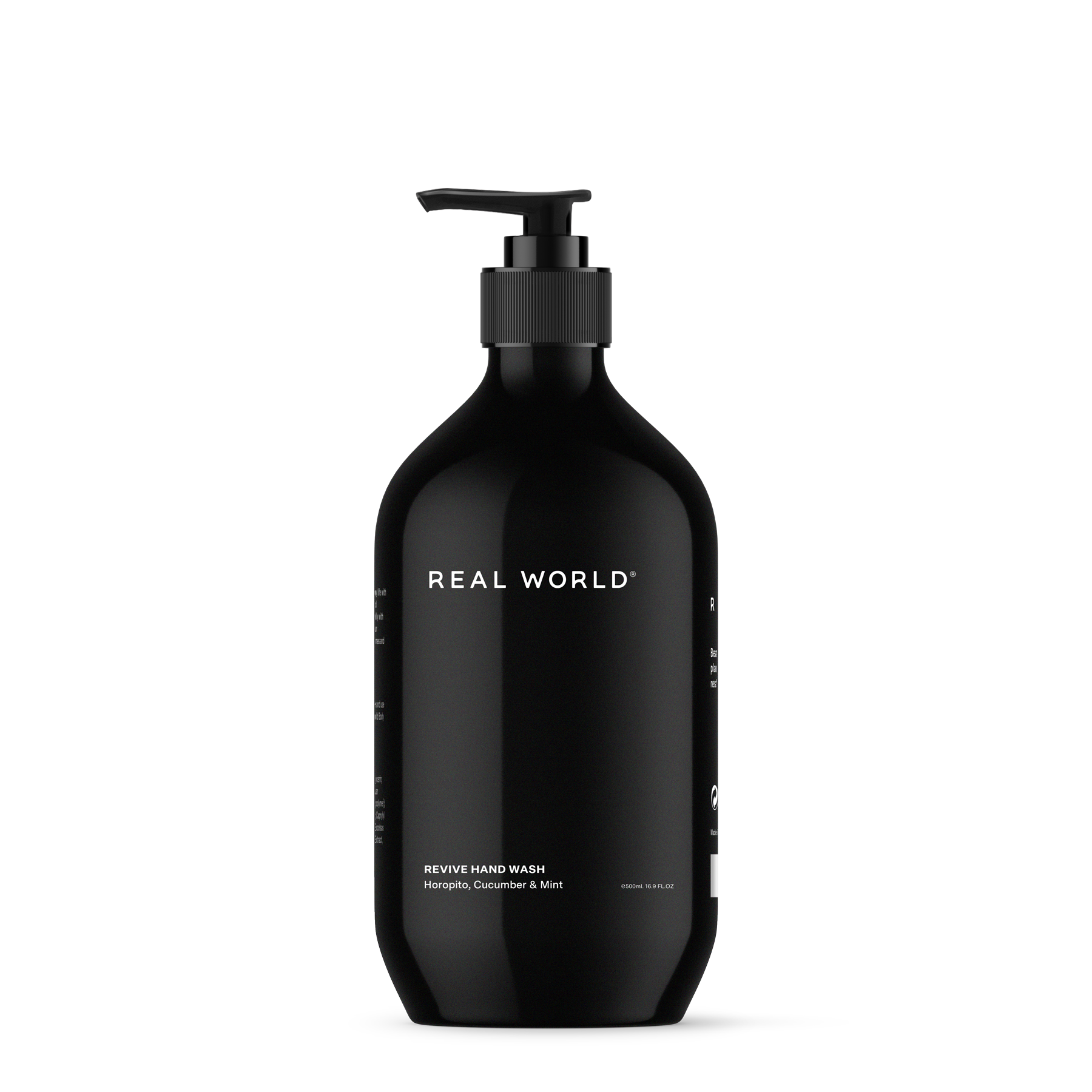 Real World Hand Wash 500ml - Horopito, Cucumber & Mint