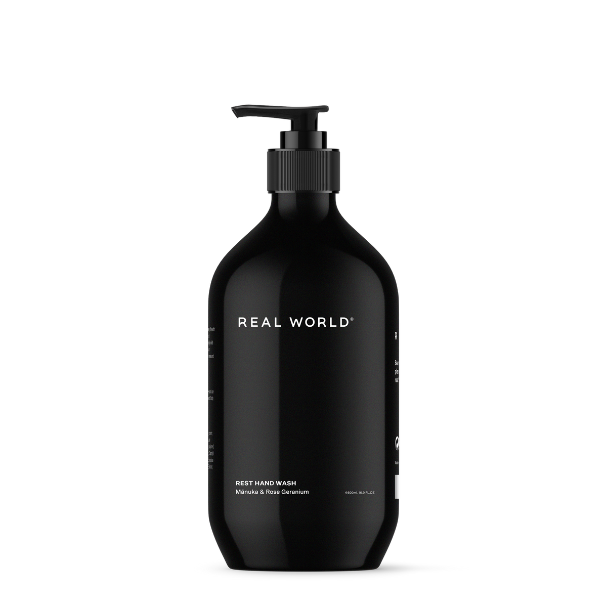 Real World Hand Wash 500ml - Manuka &amp; Rose Geranium