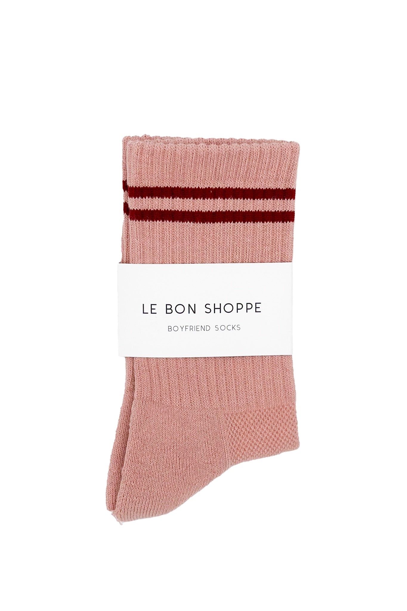 Le Bon Shoppe Boyfriend Socks - Vintage Pink