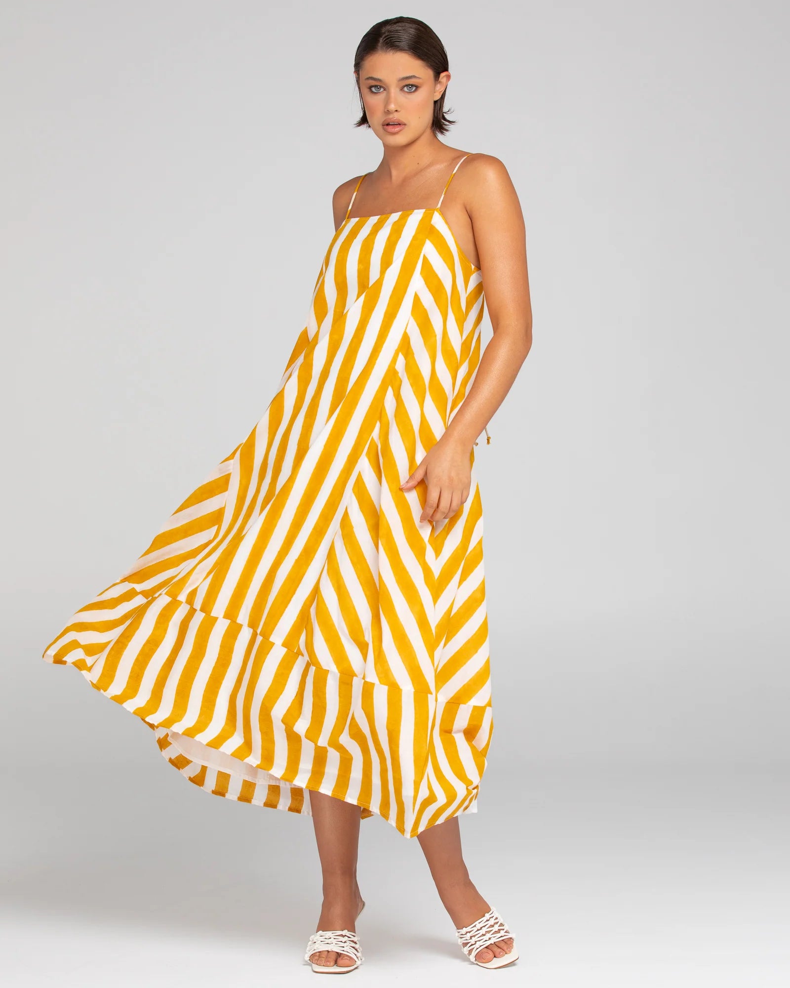 Boom Shankar Sami Dress - Tropical Stripe