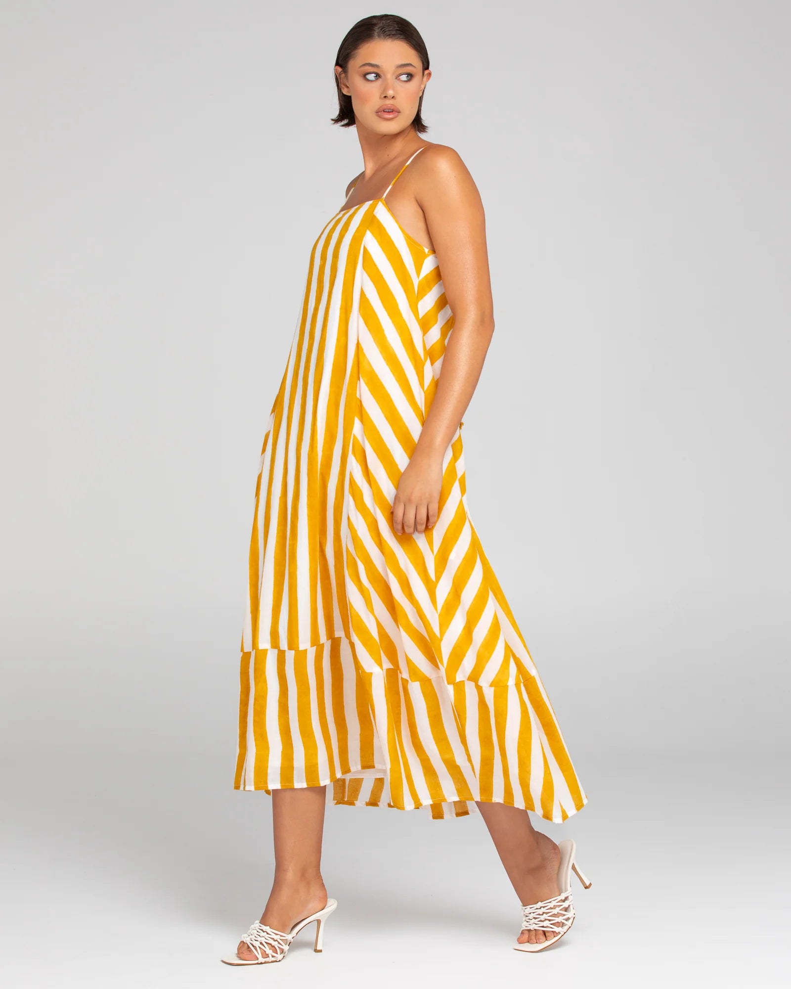 Boom Shankar Sami Dress - Tropical Stripe