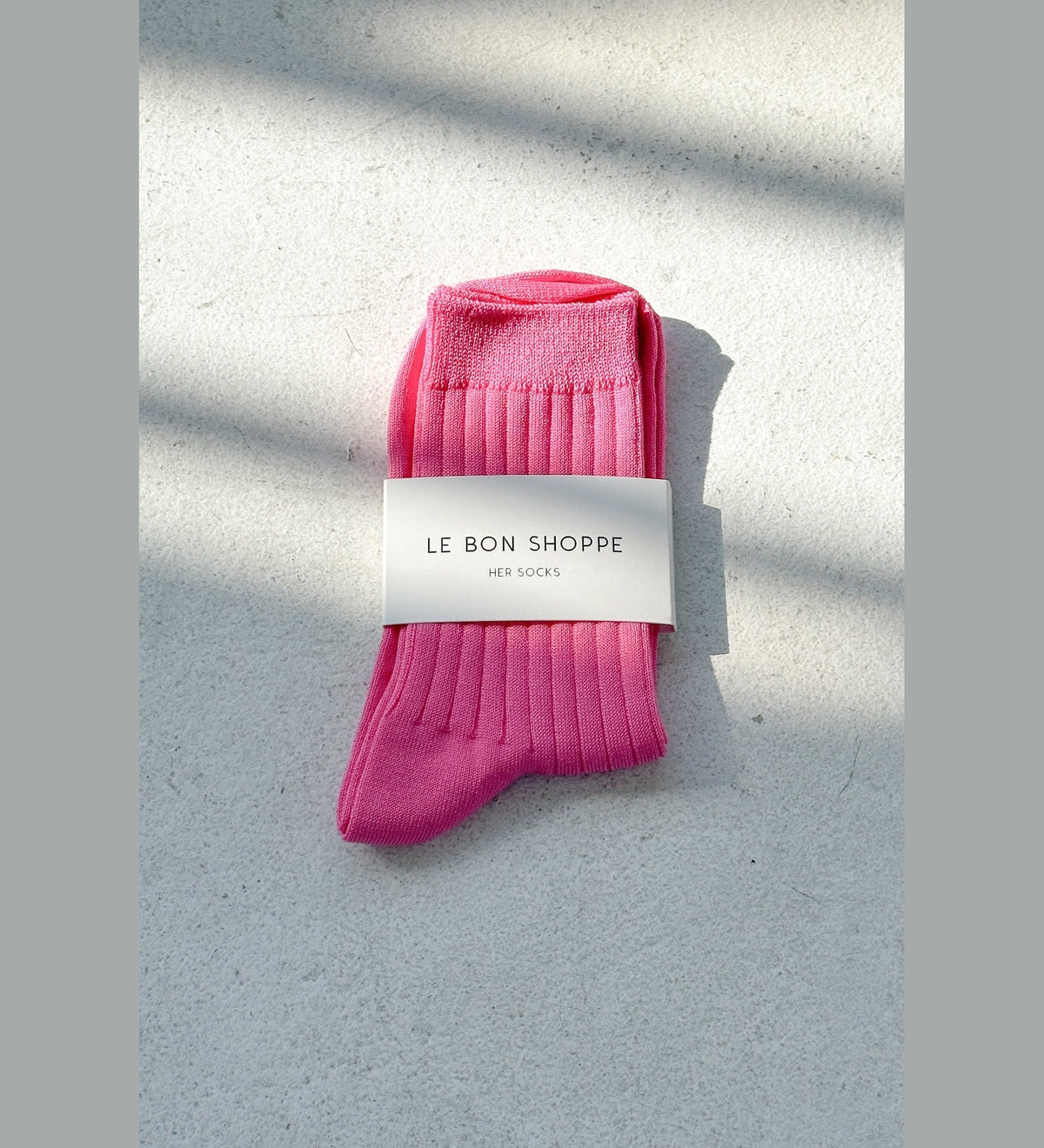 Le Bon Shoppe Her Socks - Bright Pink