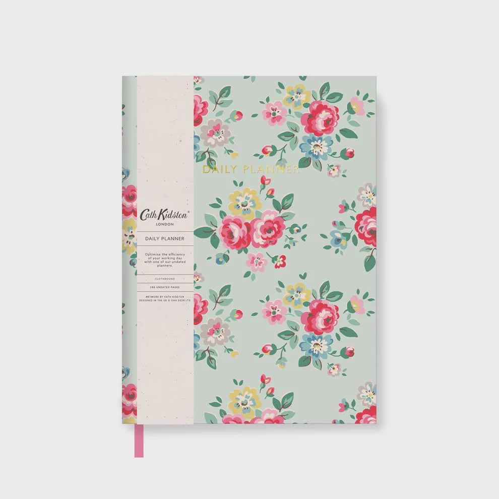 Cath Kidston A5 Daily Planner - Duck Egg Floral