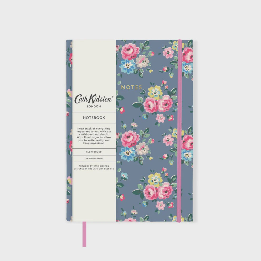 Cath Kidston Notebook - Grey Floral