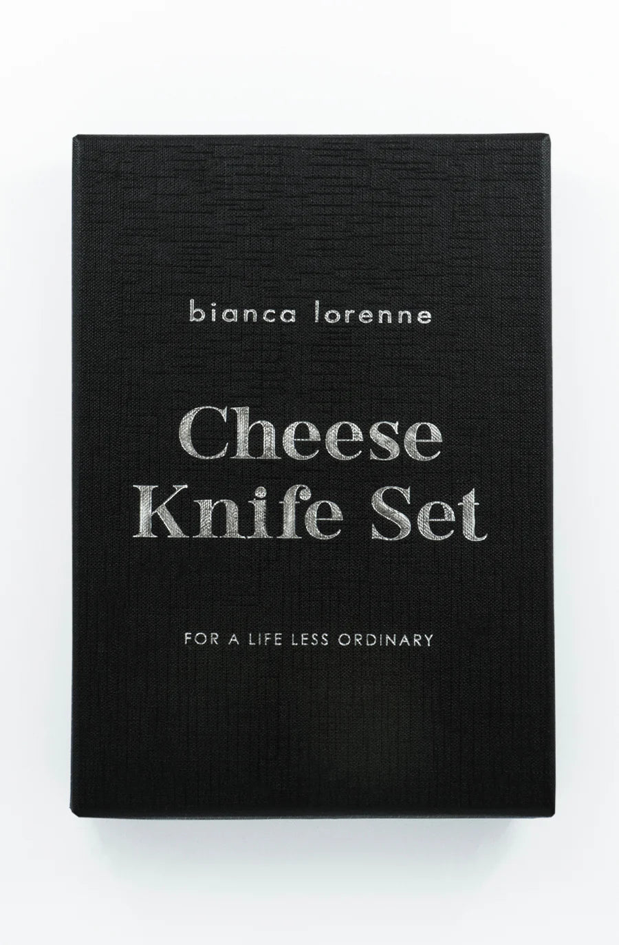 Bianca Lorenne Cheese Set - Black/White