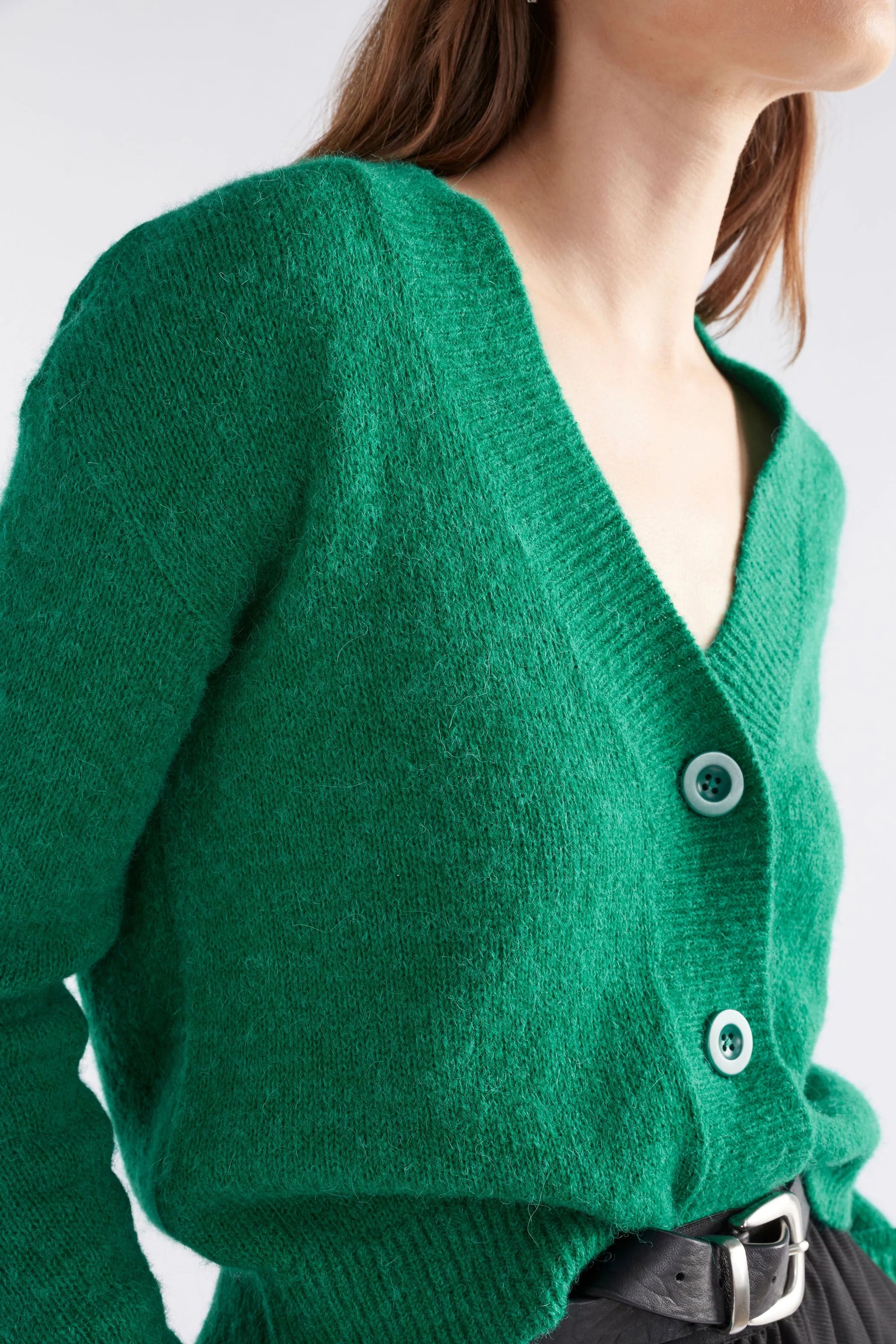 Elk Daaru Cardigan - Milan Green