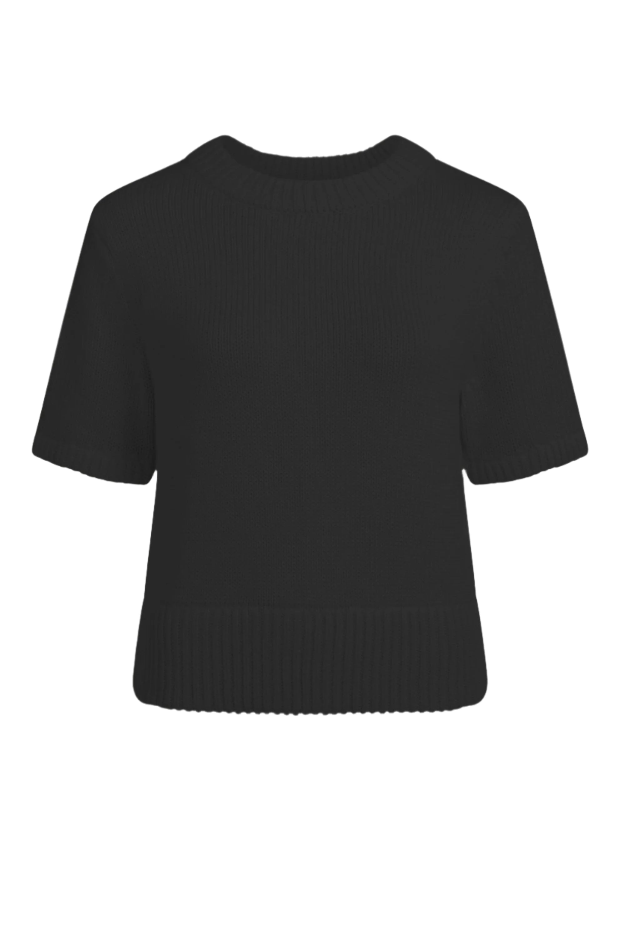 Elk Luft Knit Top - Black