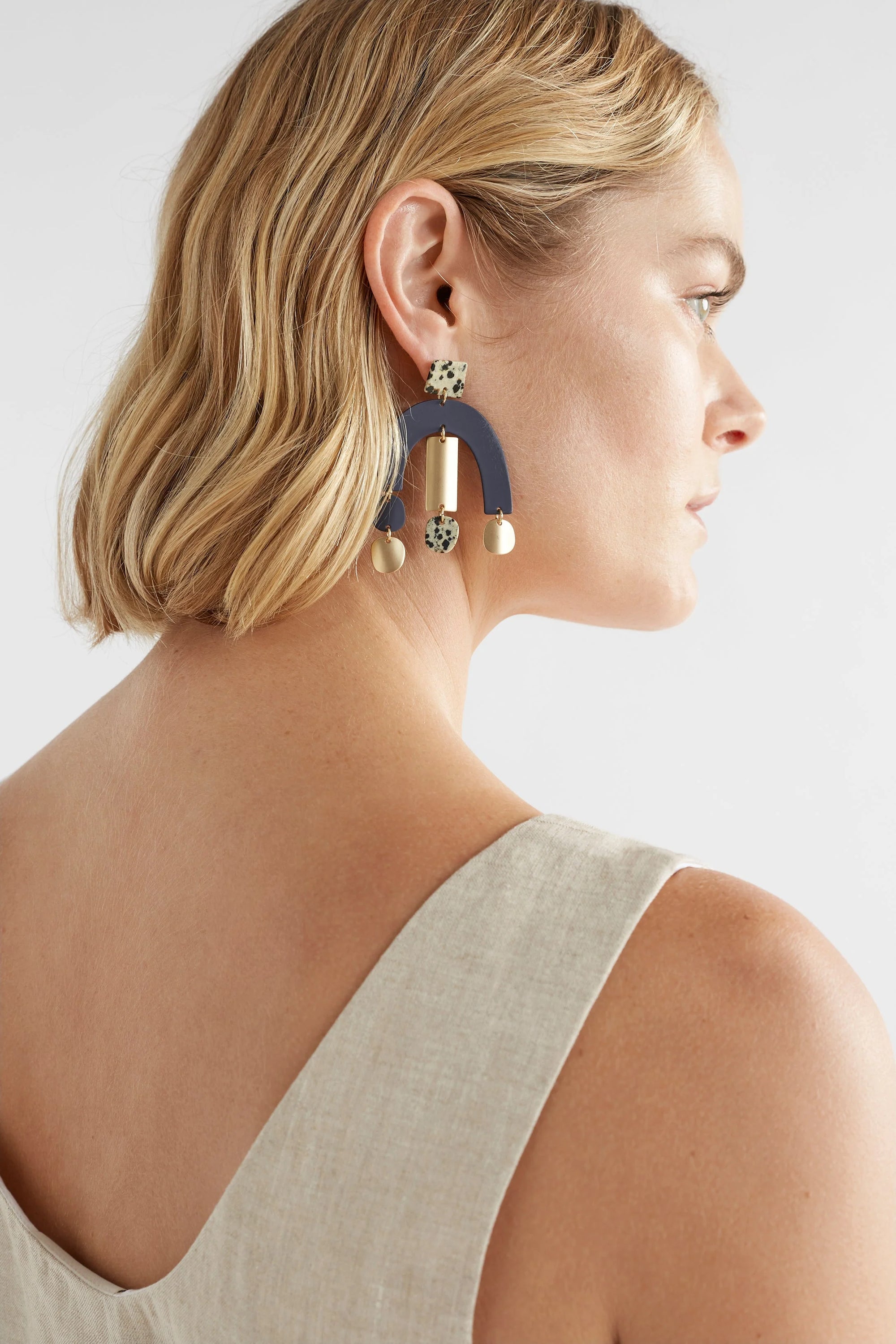 Elk Maddi Drop Earring - Dark Citronelle