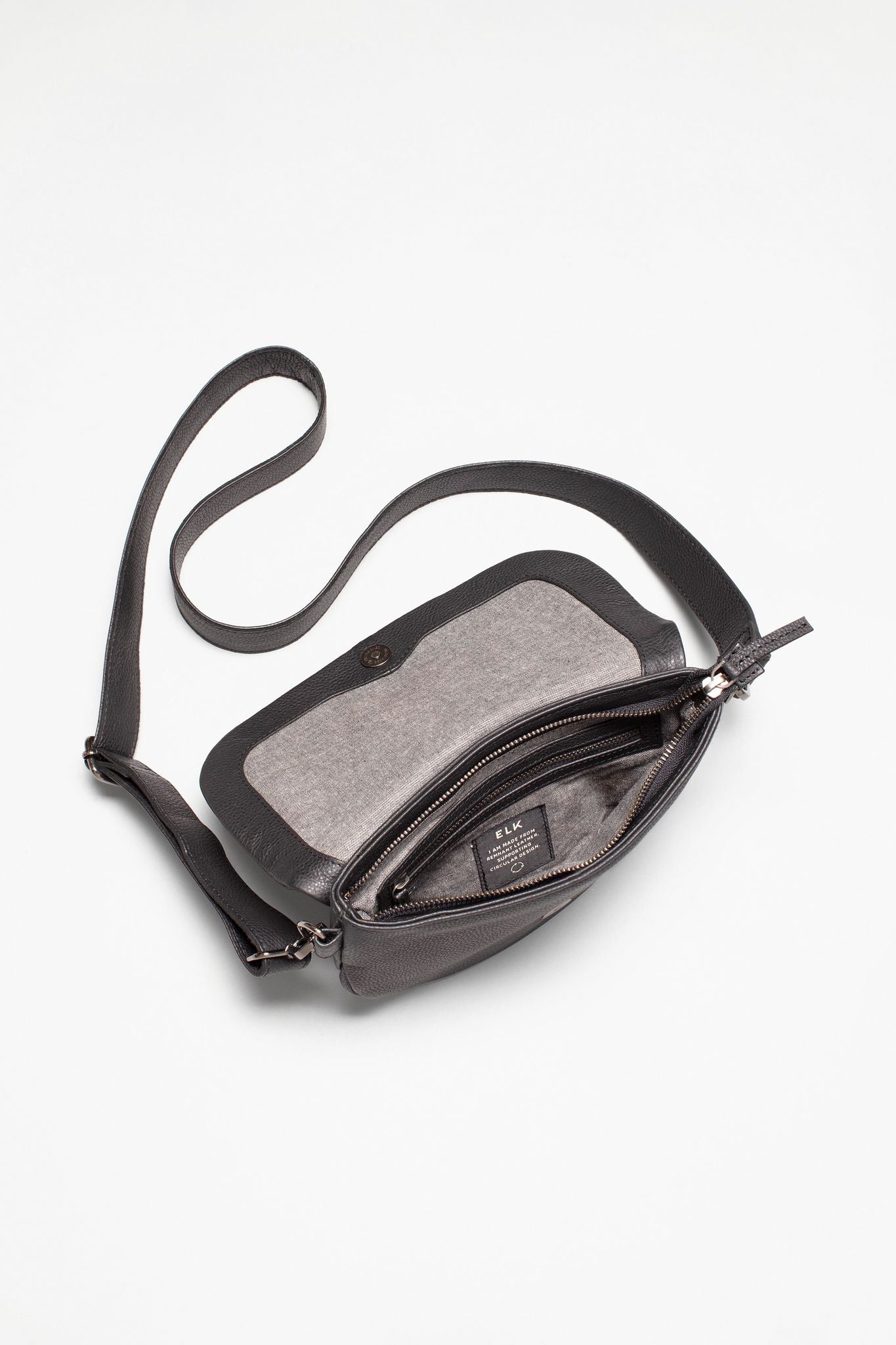 Elk Otta Crossbody - Gunmetal