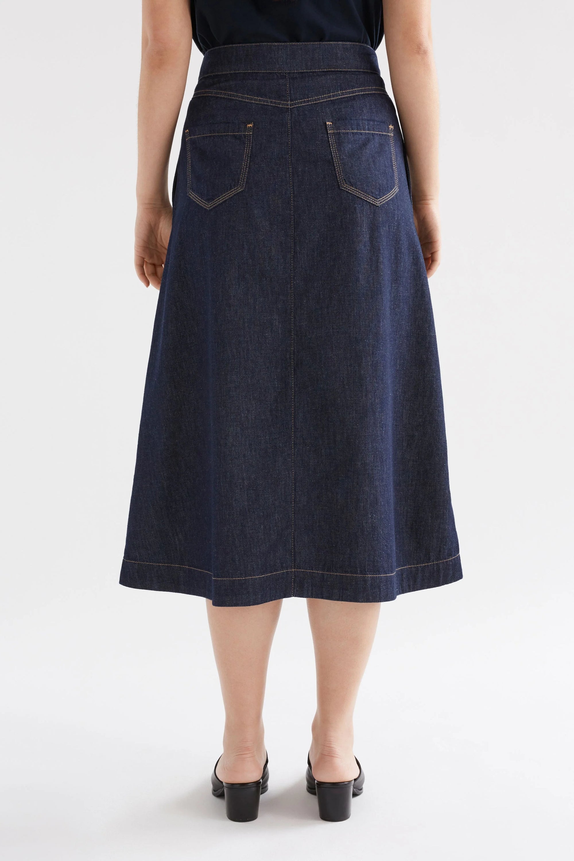 Elk Denym Skirt - Authentic Blue Wash