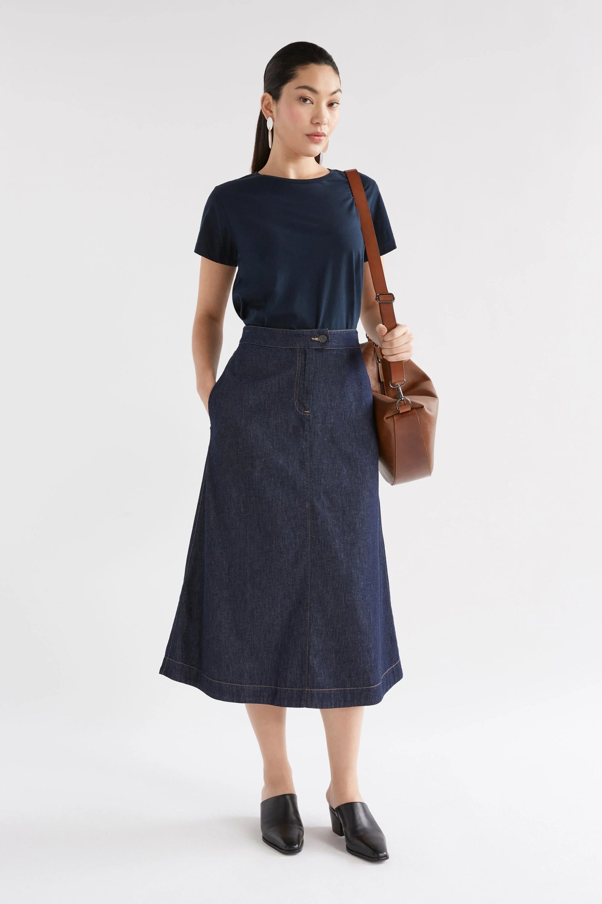 Elk Denym Skirt - Authentic Blue Wash