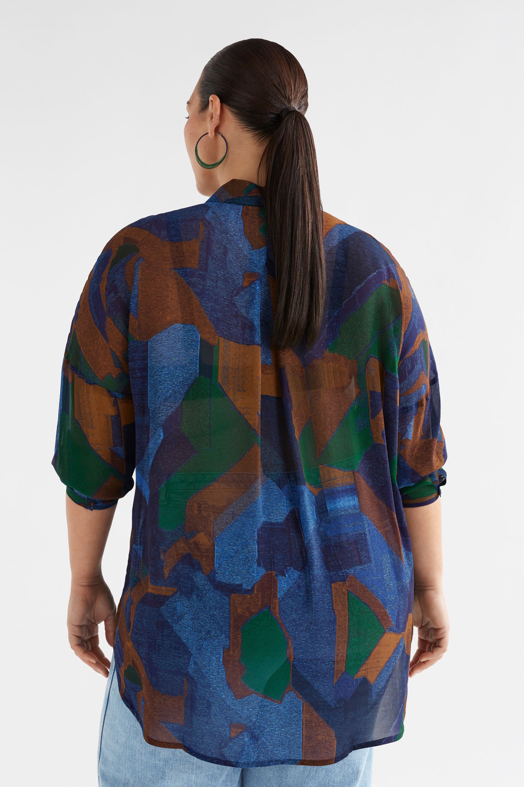 Elk Eir Sheer Shirt - Orda Print