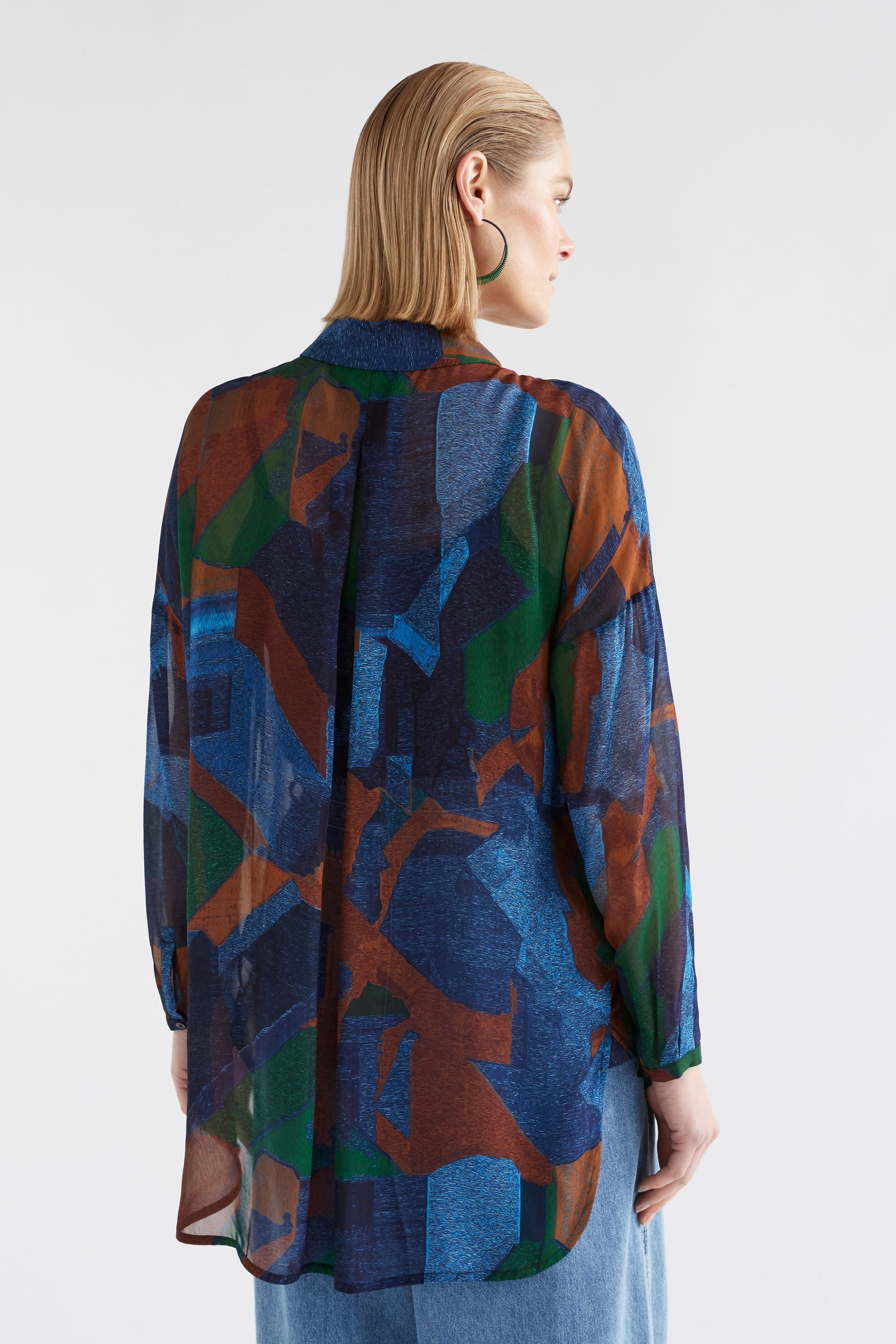 Elk Eir Sheer Shirt - Orda Print