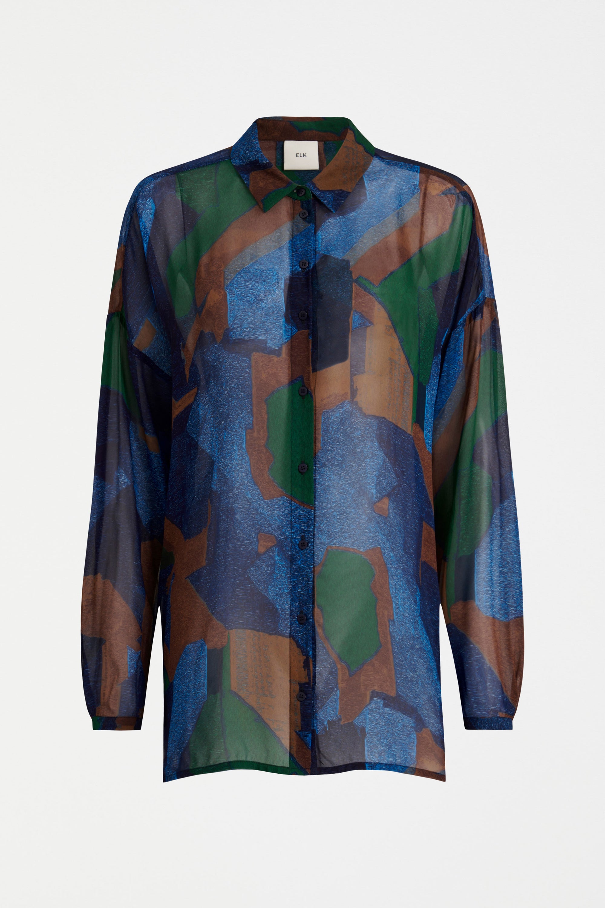 Elk Eir Sheer Shirt - Orda Print