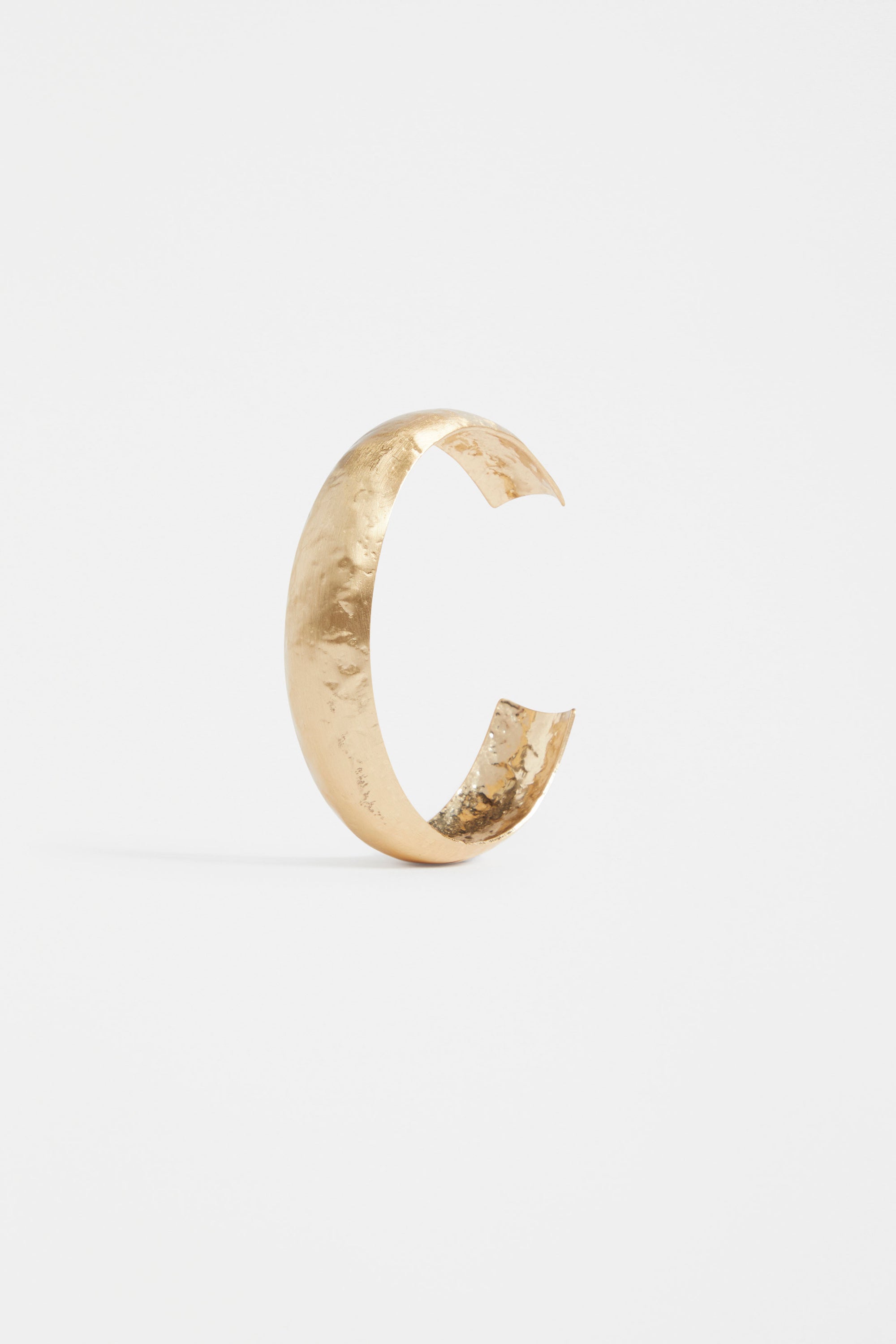 Elk Gild Thin Cuff Bangle - Gold