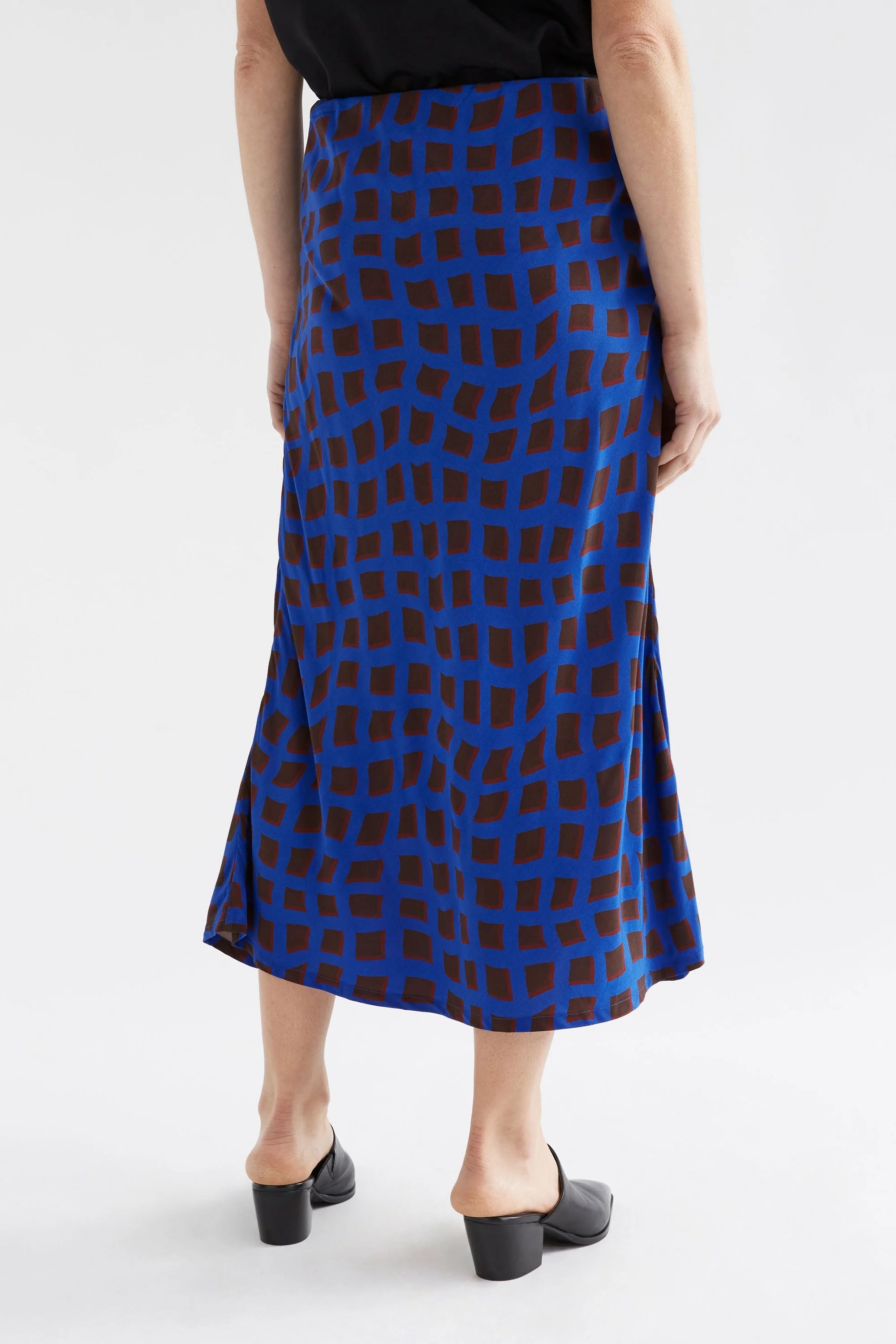 Elk Iden Skirt - Blue Wave Print