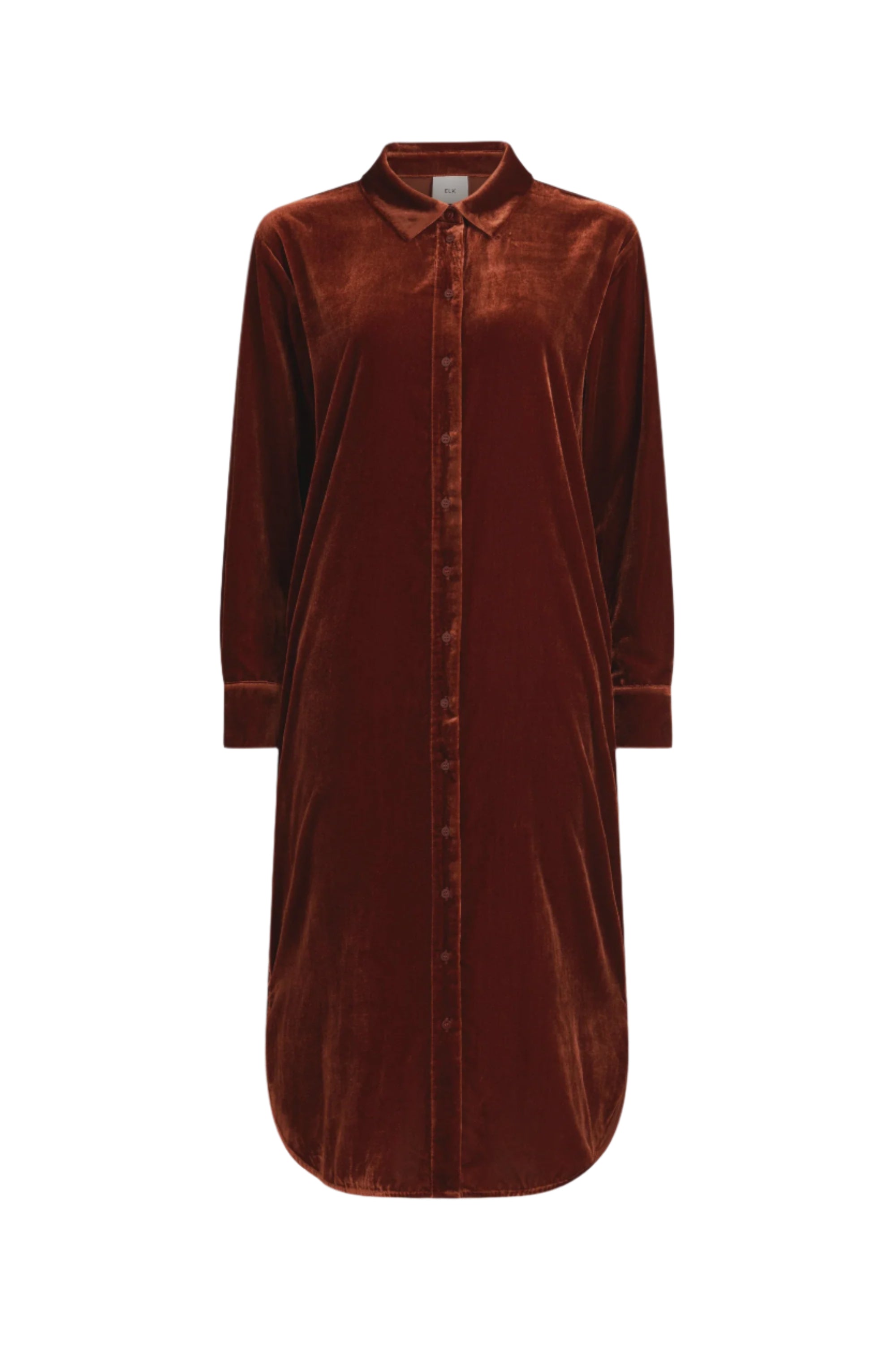 Elk Suuri Velvet Dress - Spice