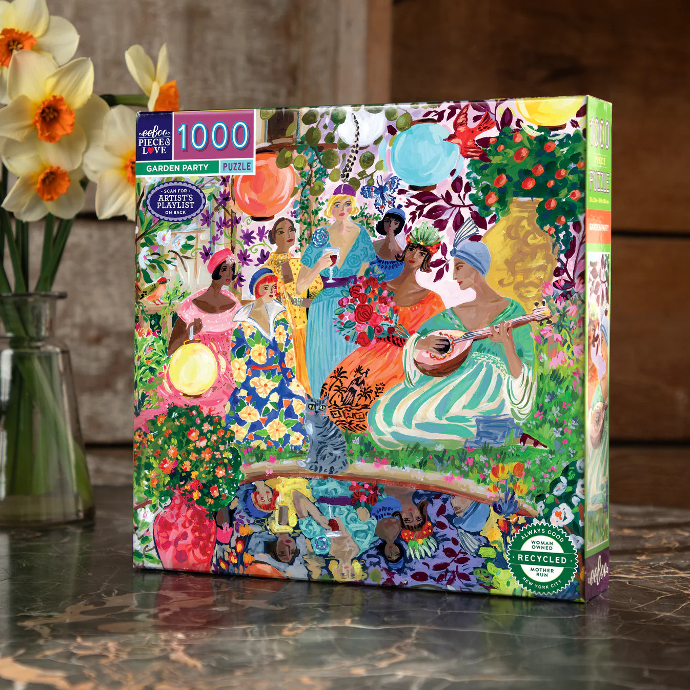 Eeboo Garden Party Puzzle - 1000 pieces