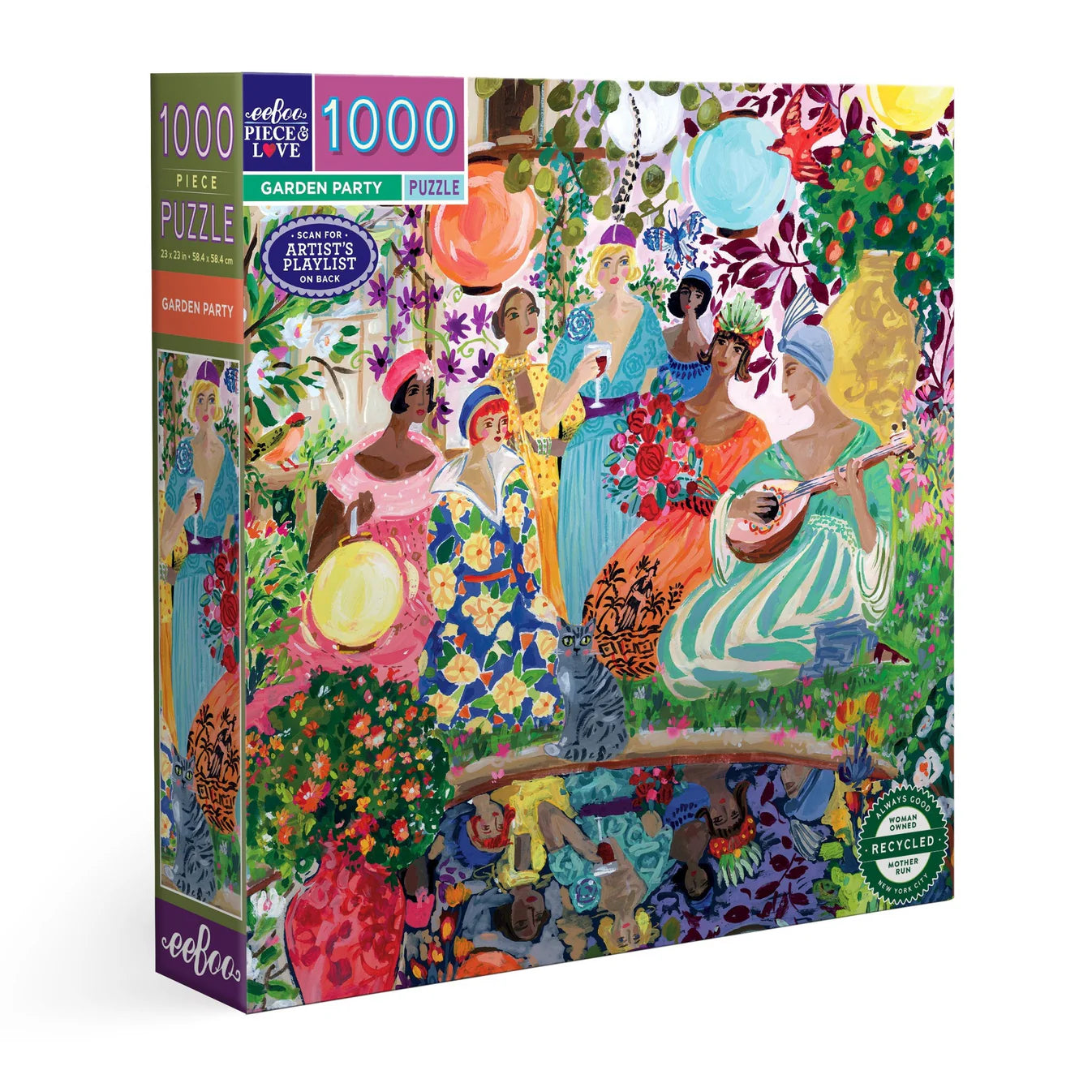 Eeboo Garden Party Puzzle - 1000 pieces