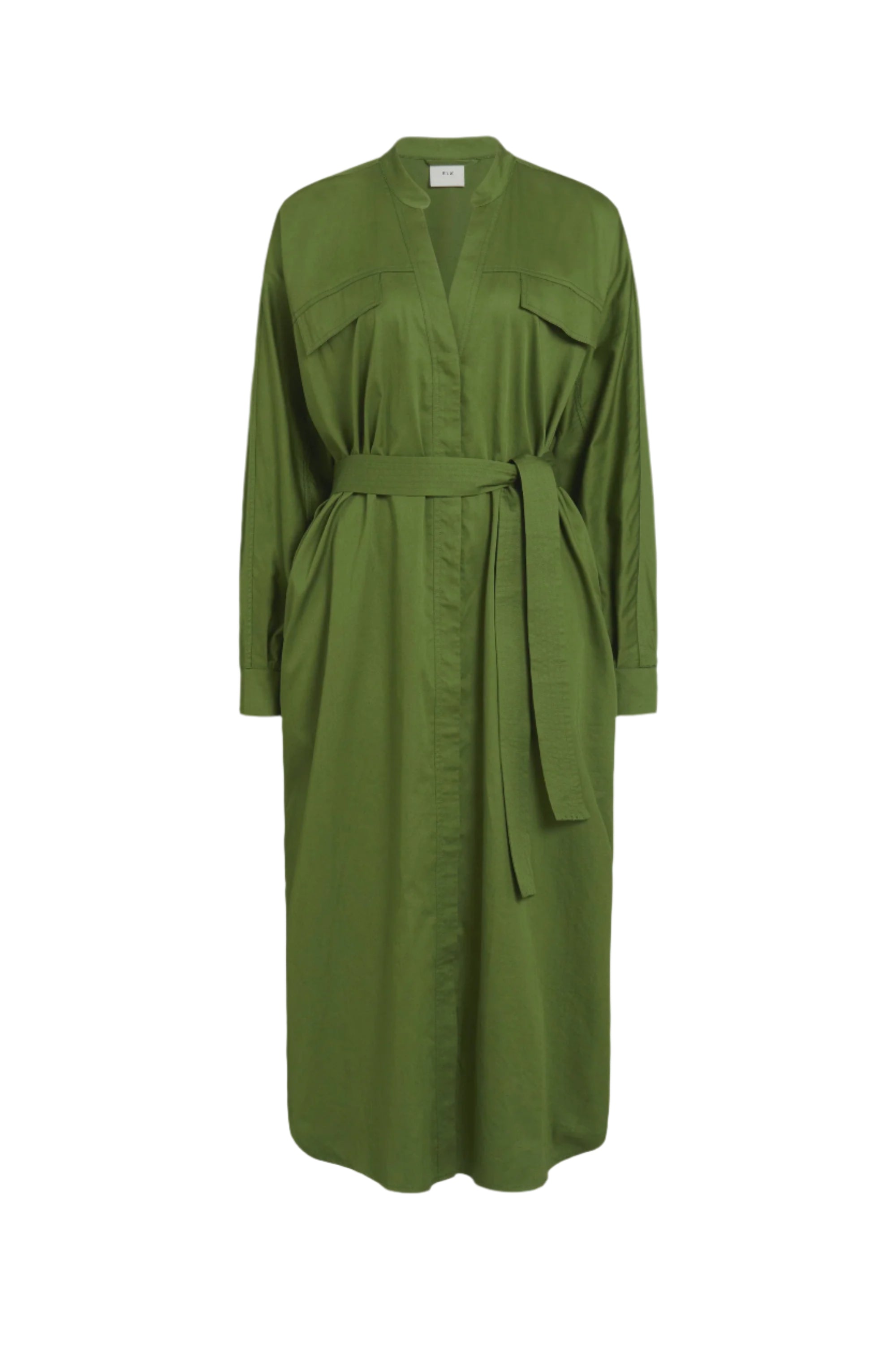 Elk Eller Dress - Green Moss