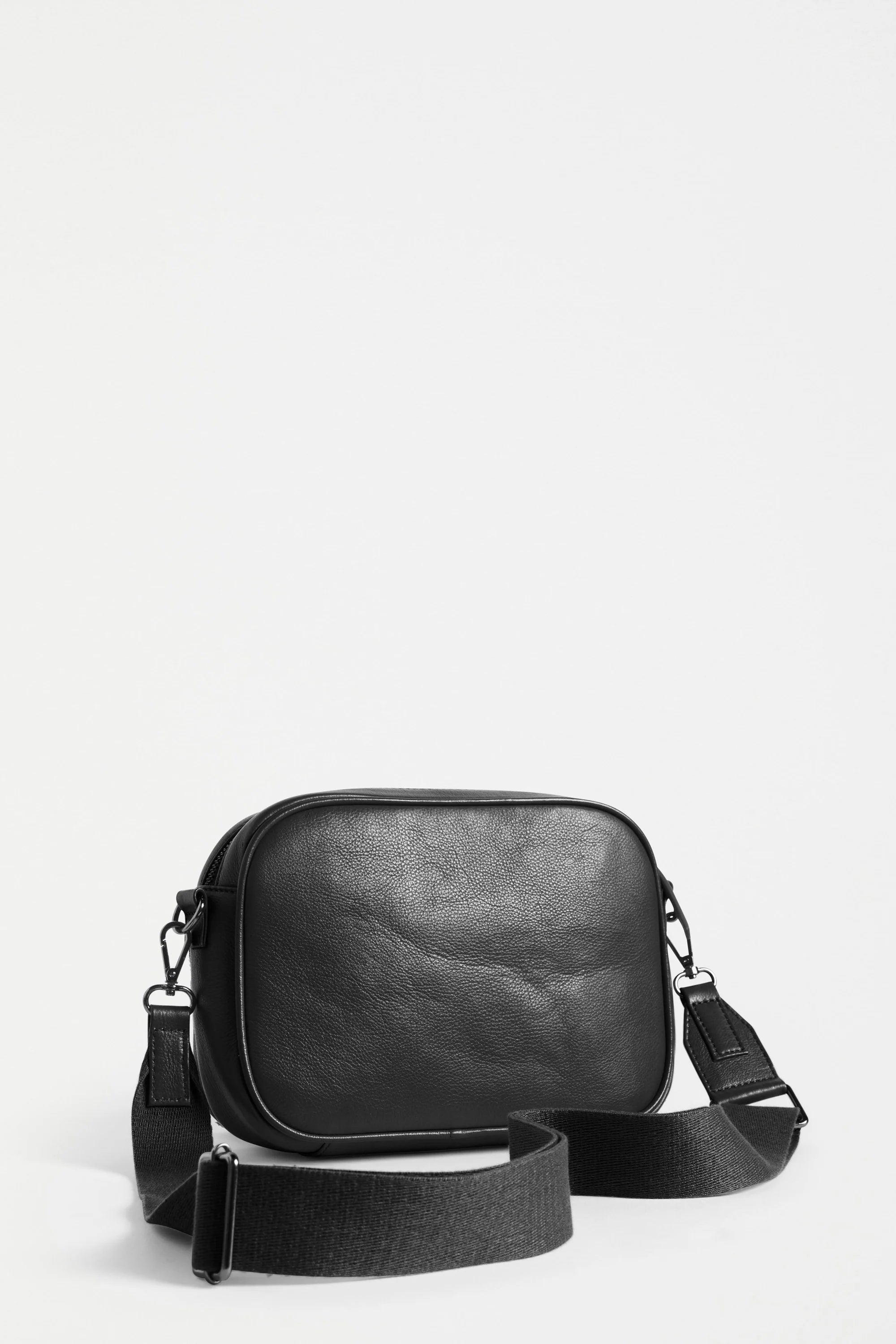 Elk Kassel Leather Crossbody Bag - Black