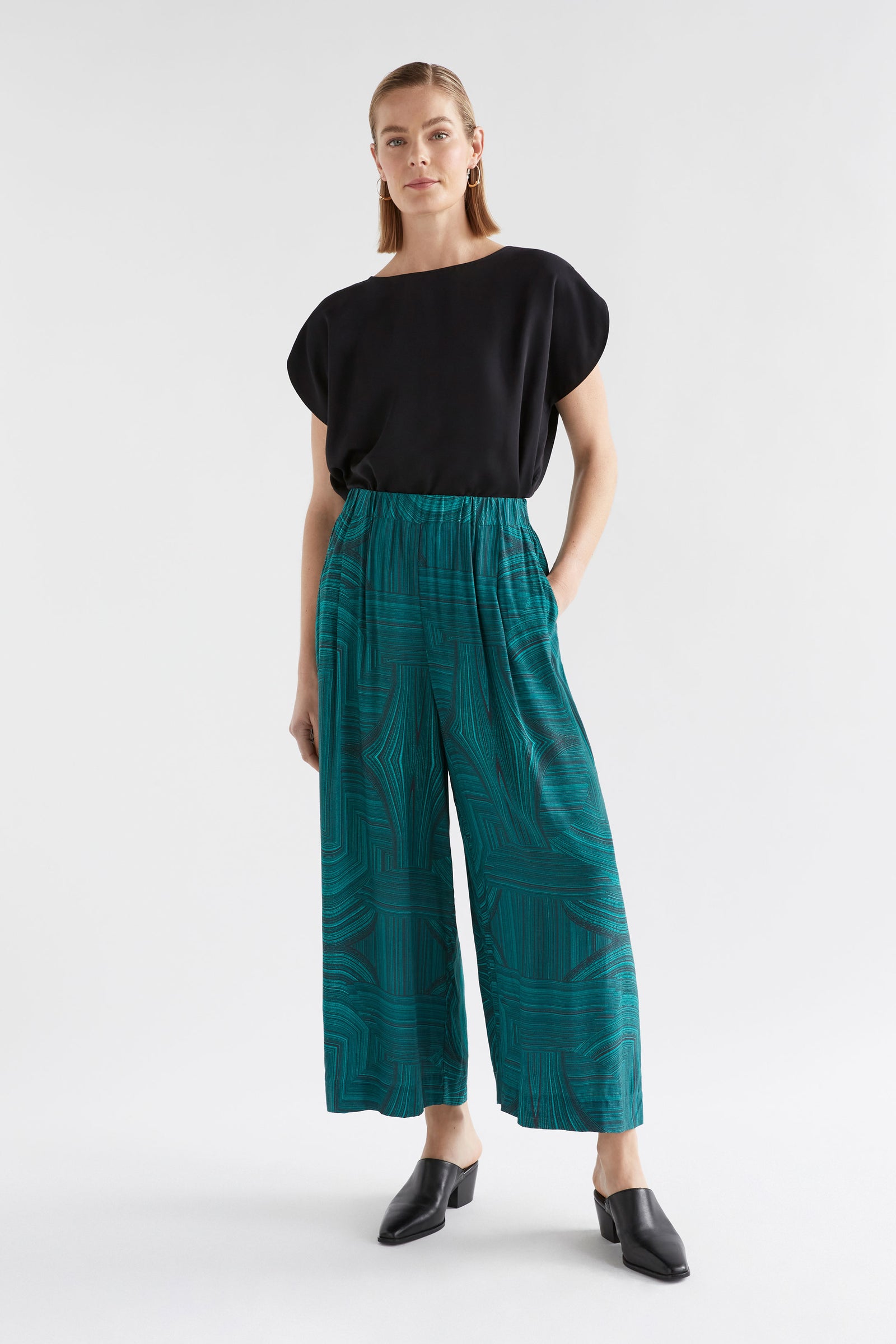 Elk Krava Pant - Malachite Print