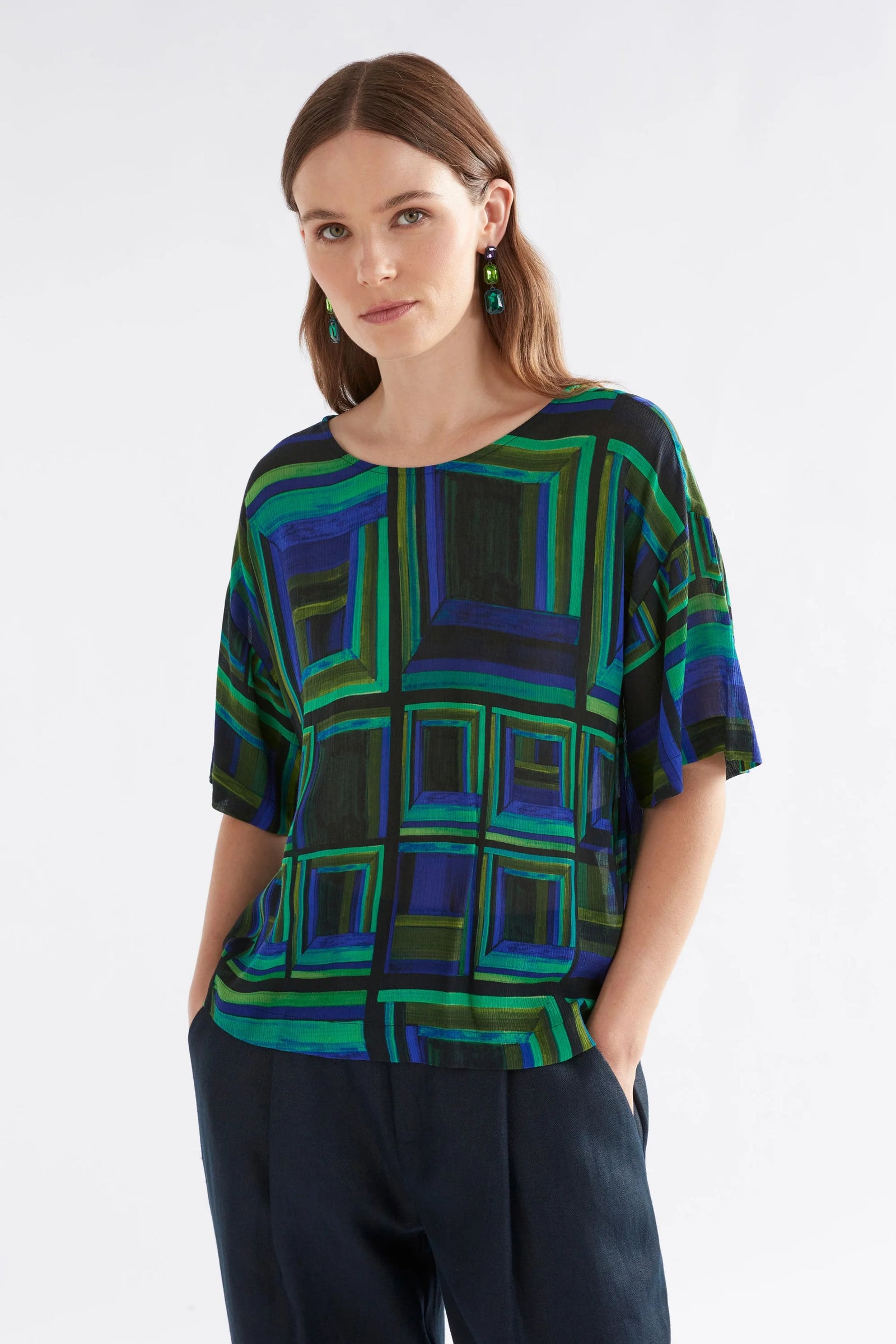 Elk Soma Top - Salone Print1