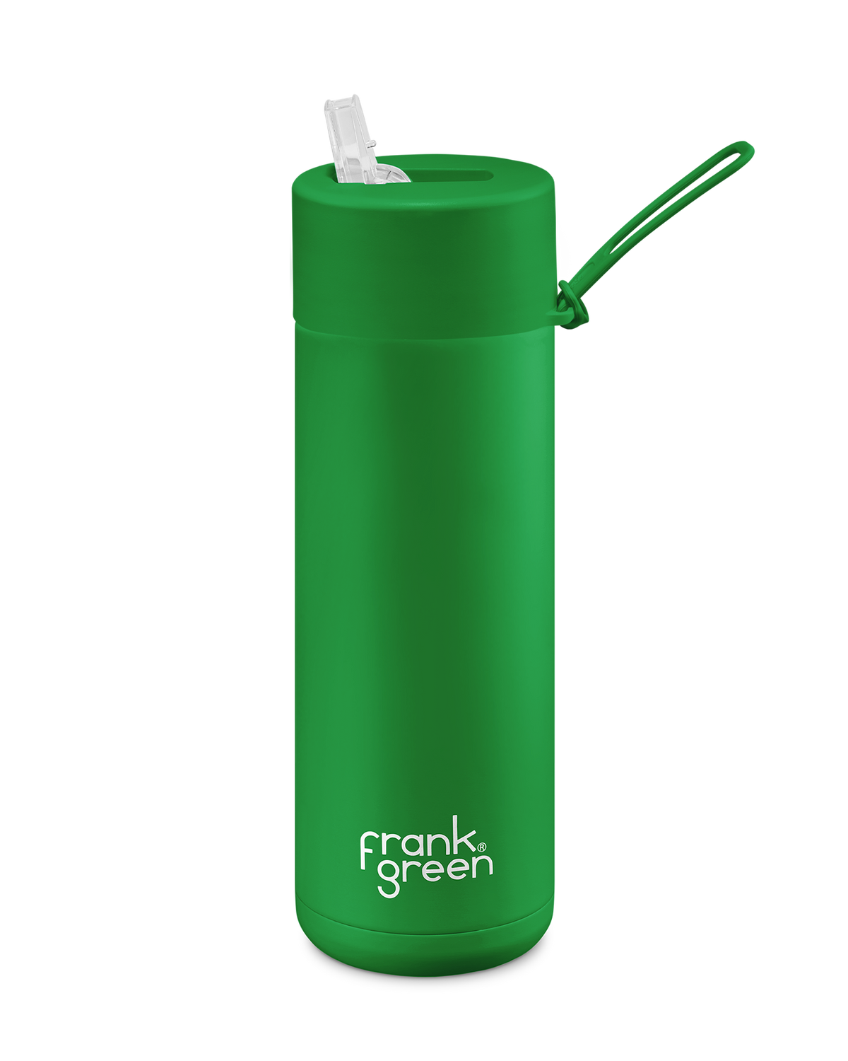 Frank Green Ceramic Reusable Bottle 20oz/595ml - Evergreen