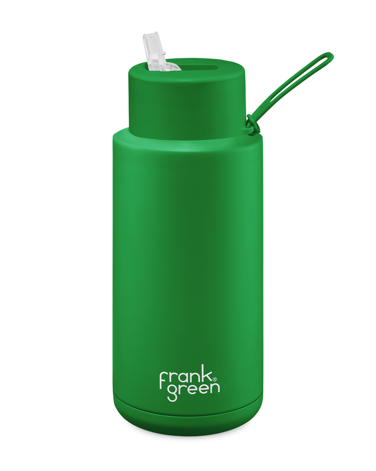 Frank Green Ceramic Reusable Bottle 34oz/1000ml - Evergreen