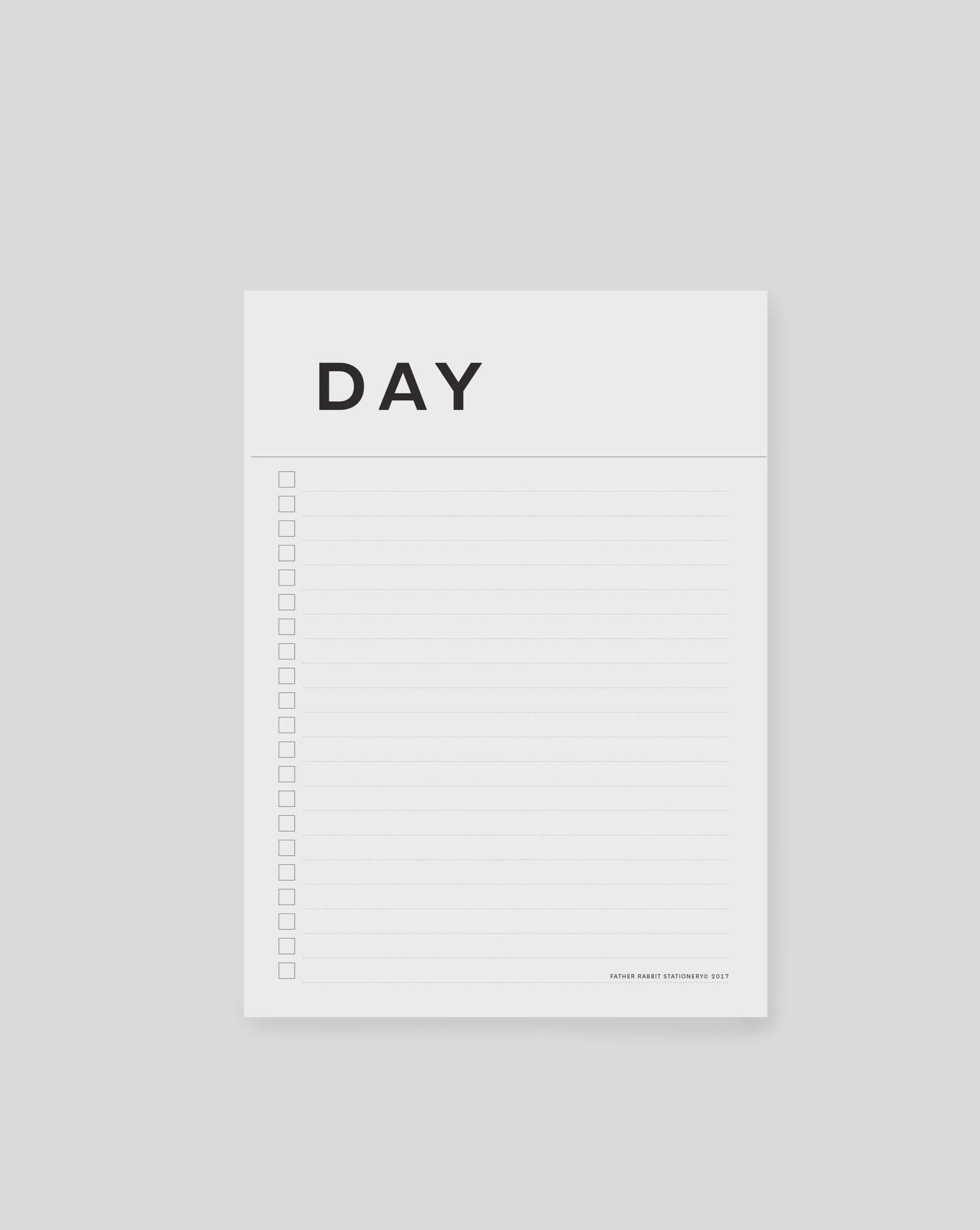 Father Rabbit A5 Day Planner