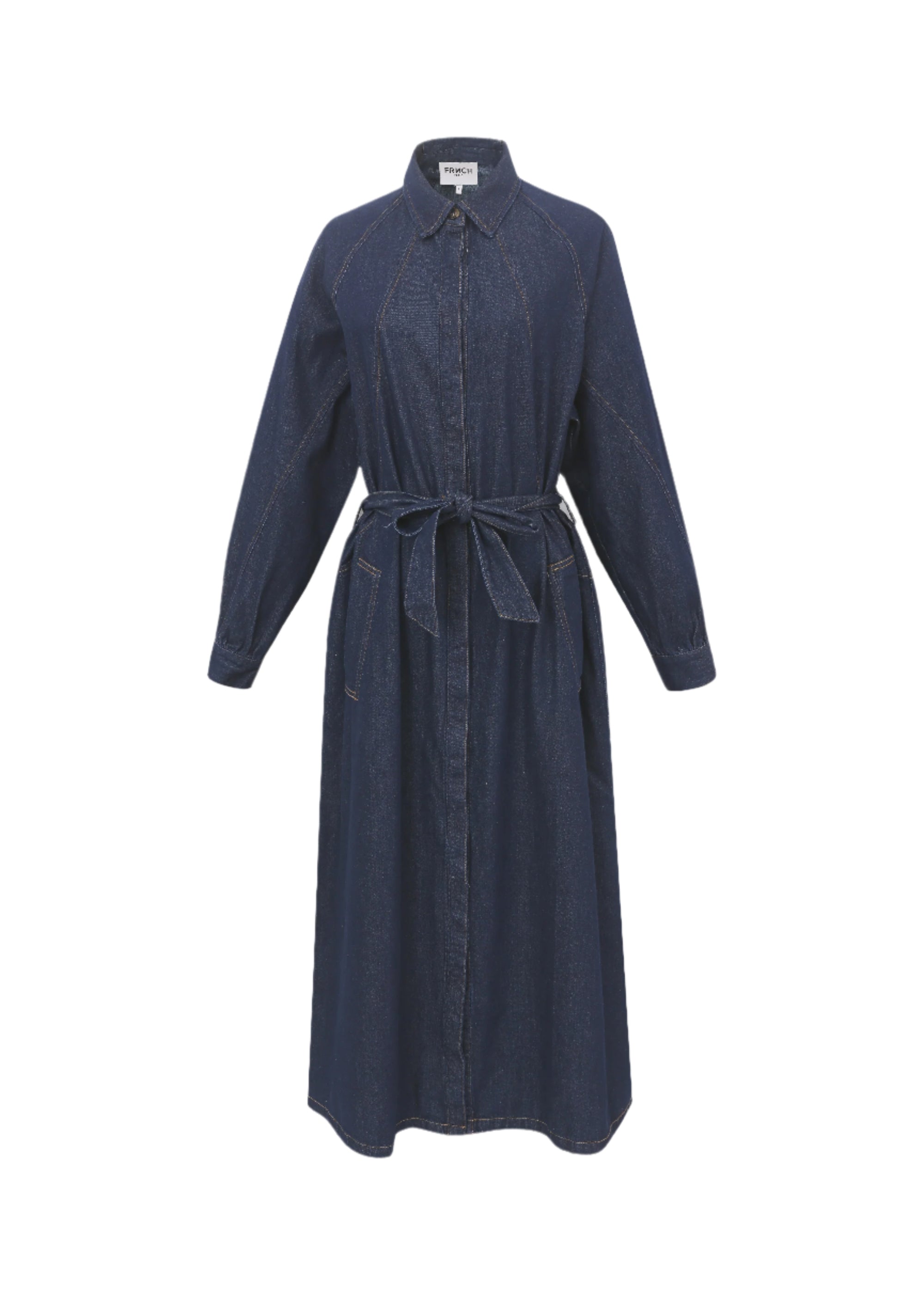 FRNCH Lisbeth Dress -Blue Denim