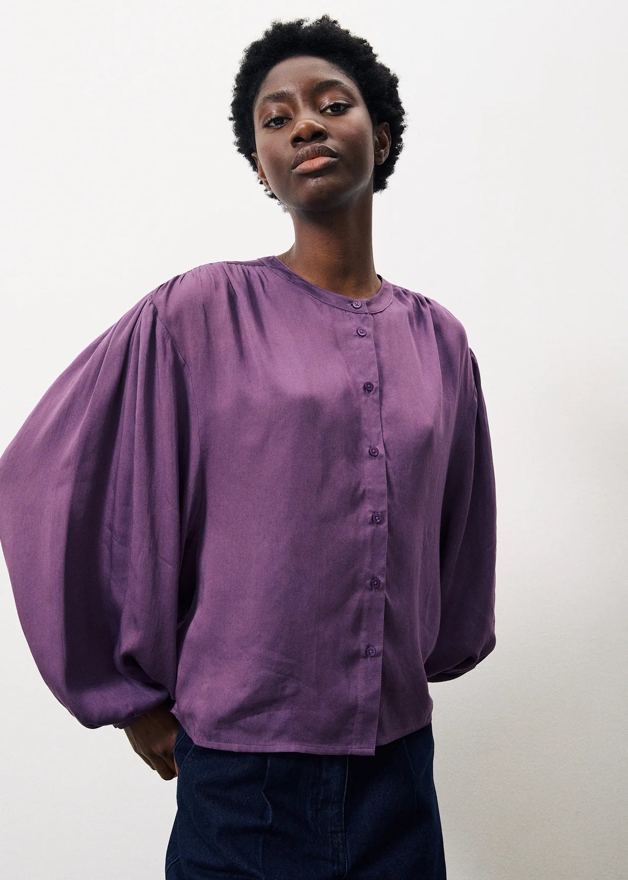 FRNCH Neola Shirt - Violet